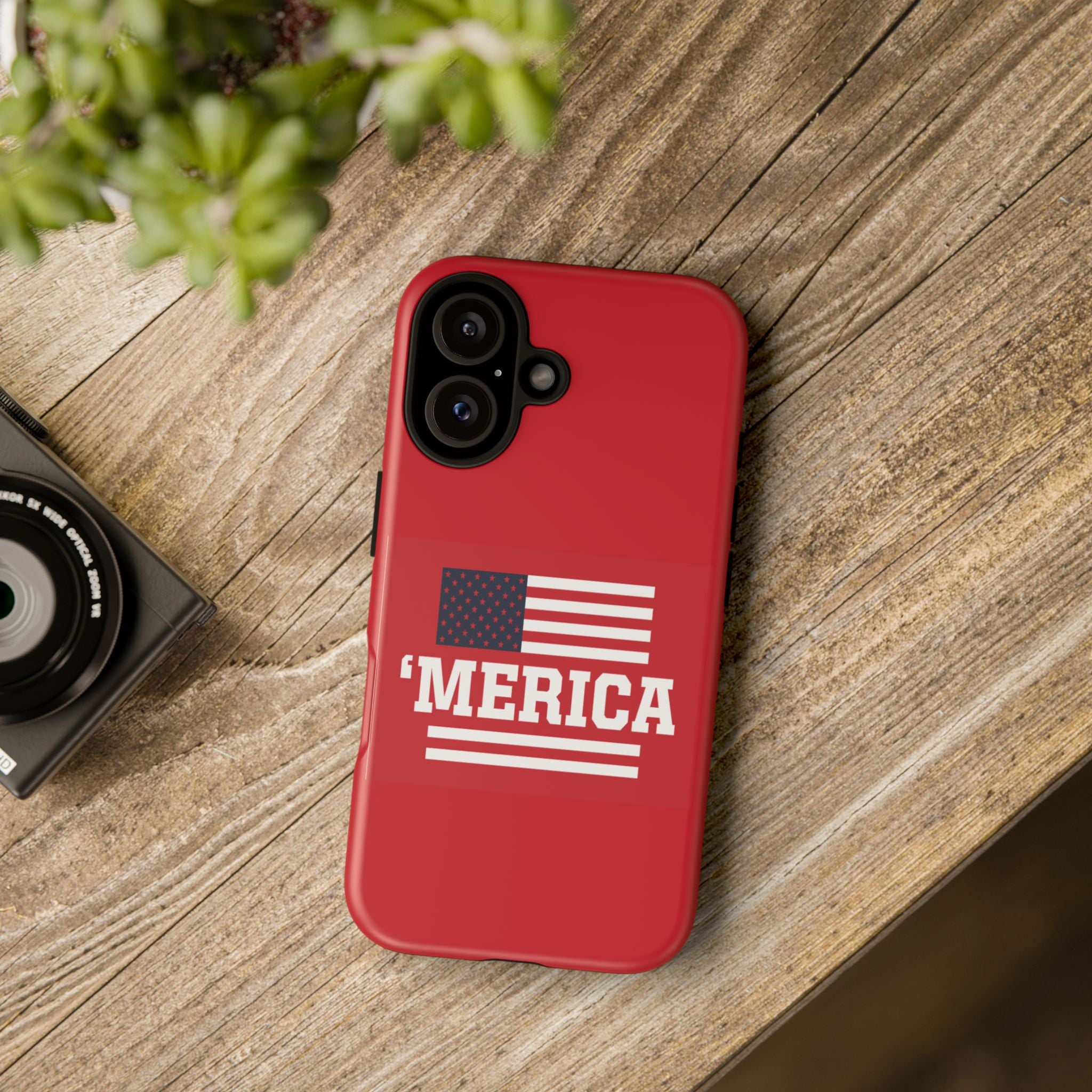 Phone Case - 'MERICA Flag Tough Case (Patriotic American Flag Phone Cover)