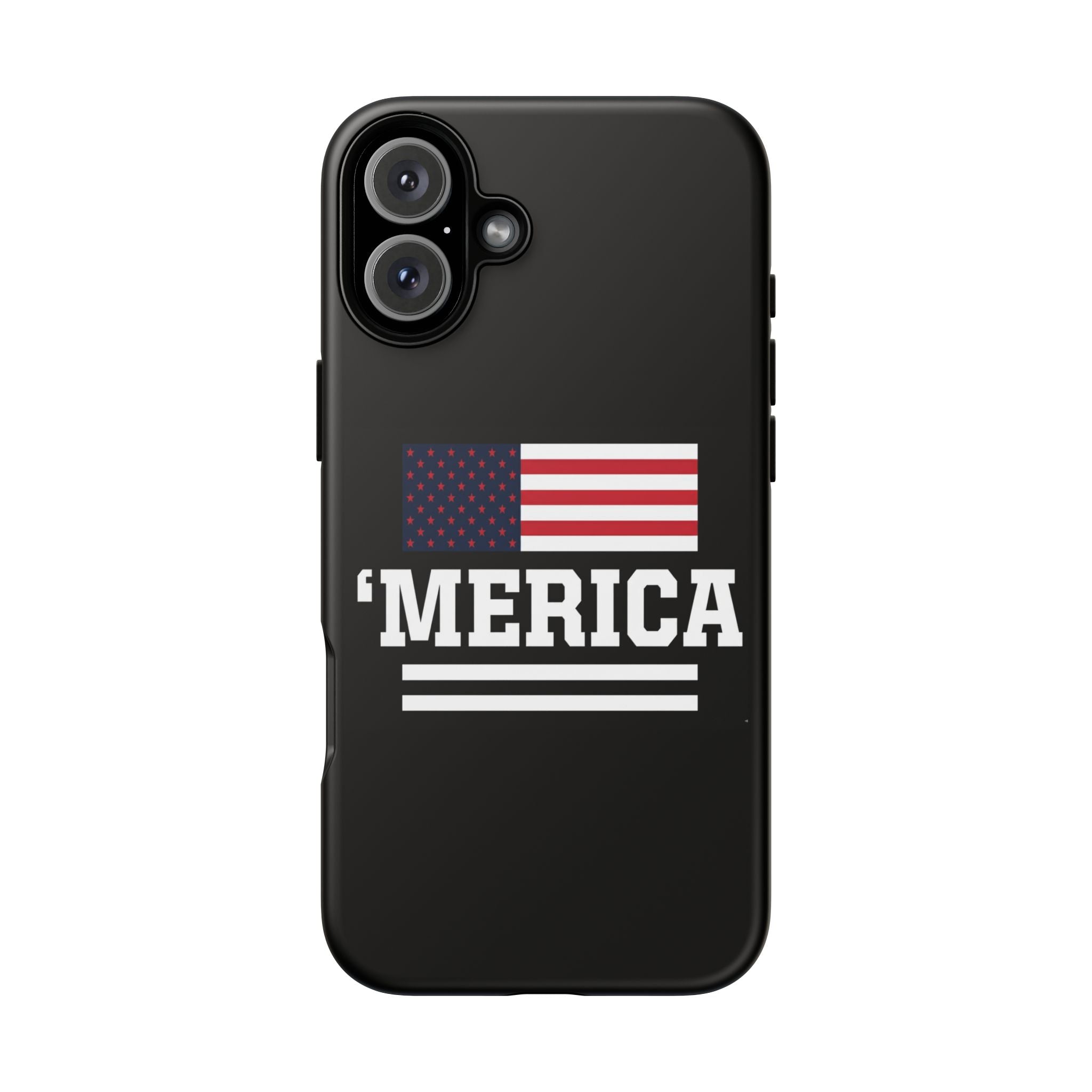 Merica Phone Case | Patriotic American Flag iPhone Cover – Burnt