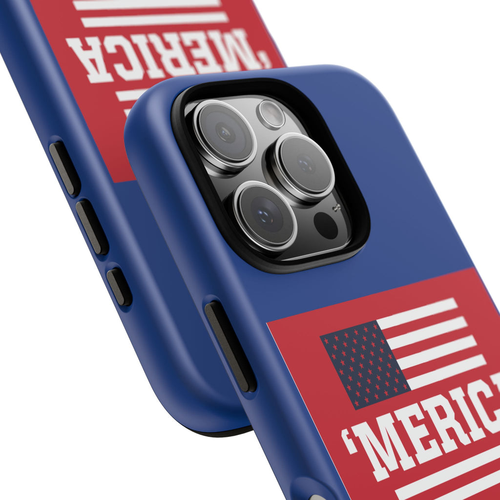 'Merica Flag Phone Case - Patriotic Tough iPhone Case
