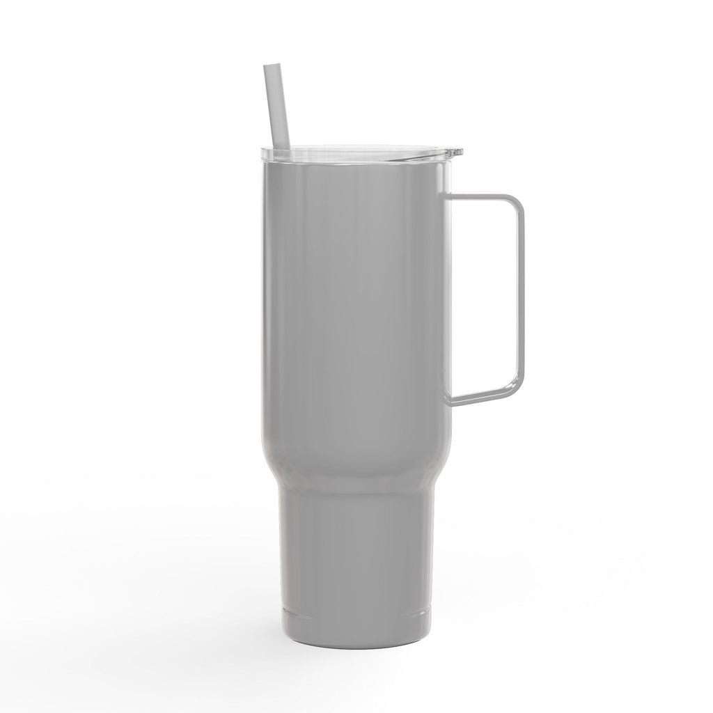 40oz Engraved Tumbler with Lid – BBQ Grill Design, Insulated Travel Cup