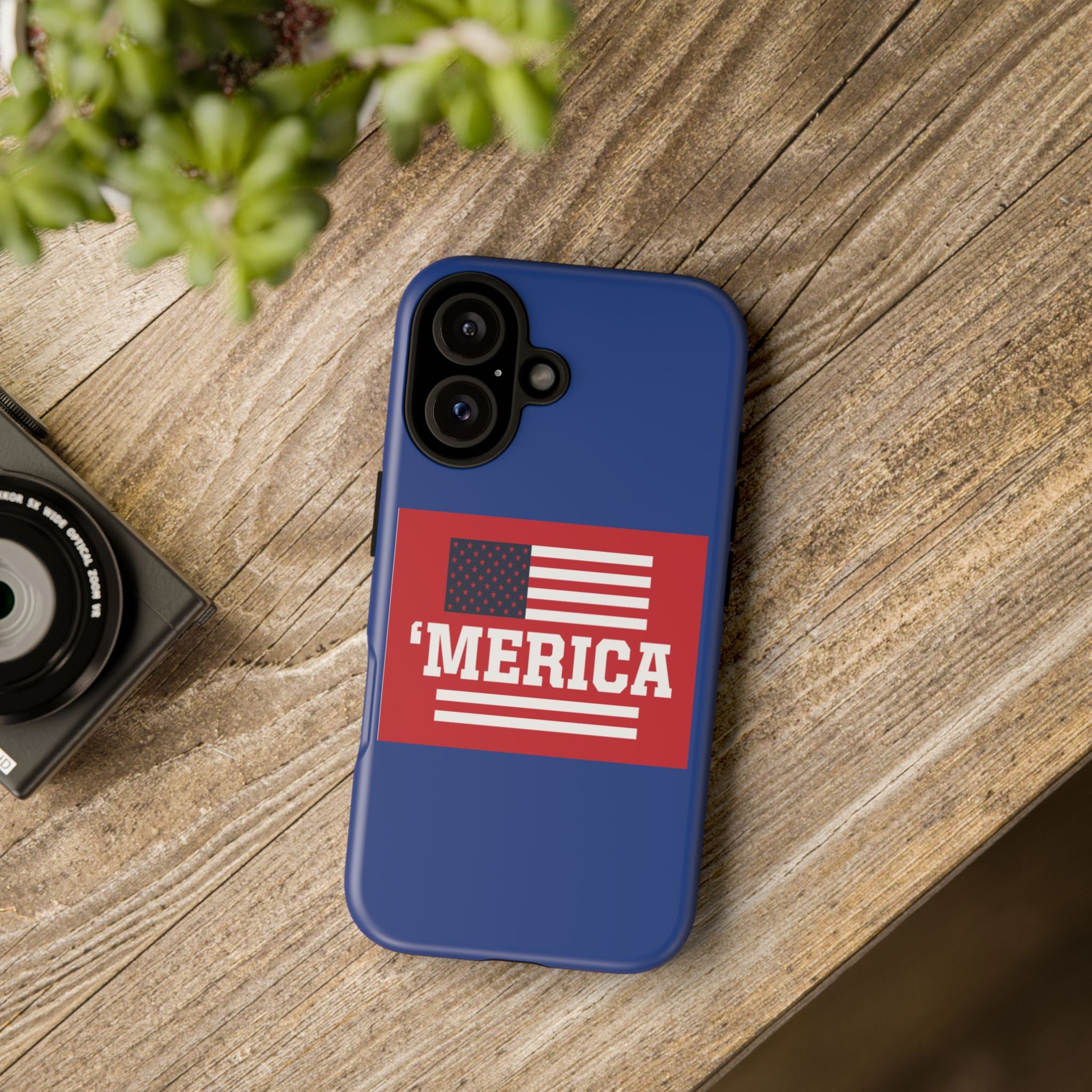 'Merica Flag Phone Case - Patriotic Tough iPhone Case