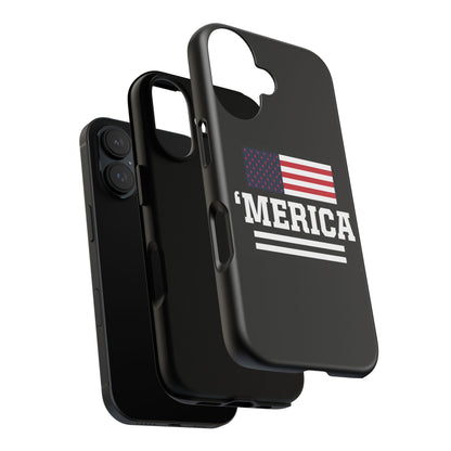 'Merica Phone Case – Patriotic American Flag iPhone Cover