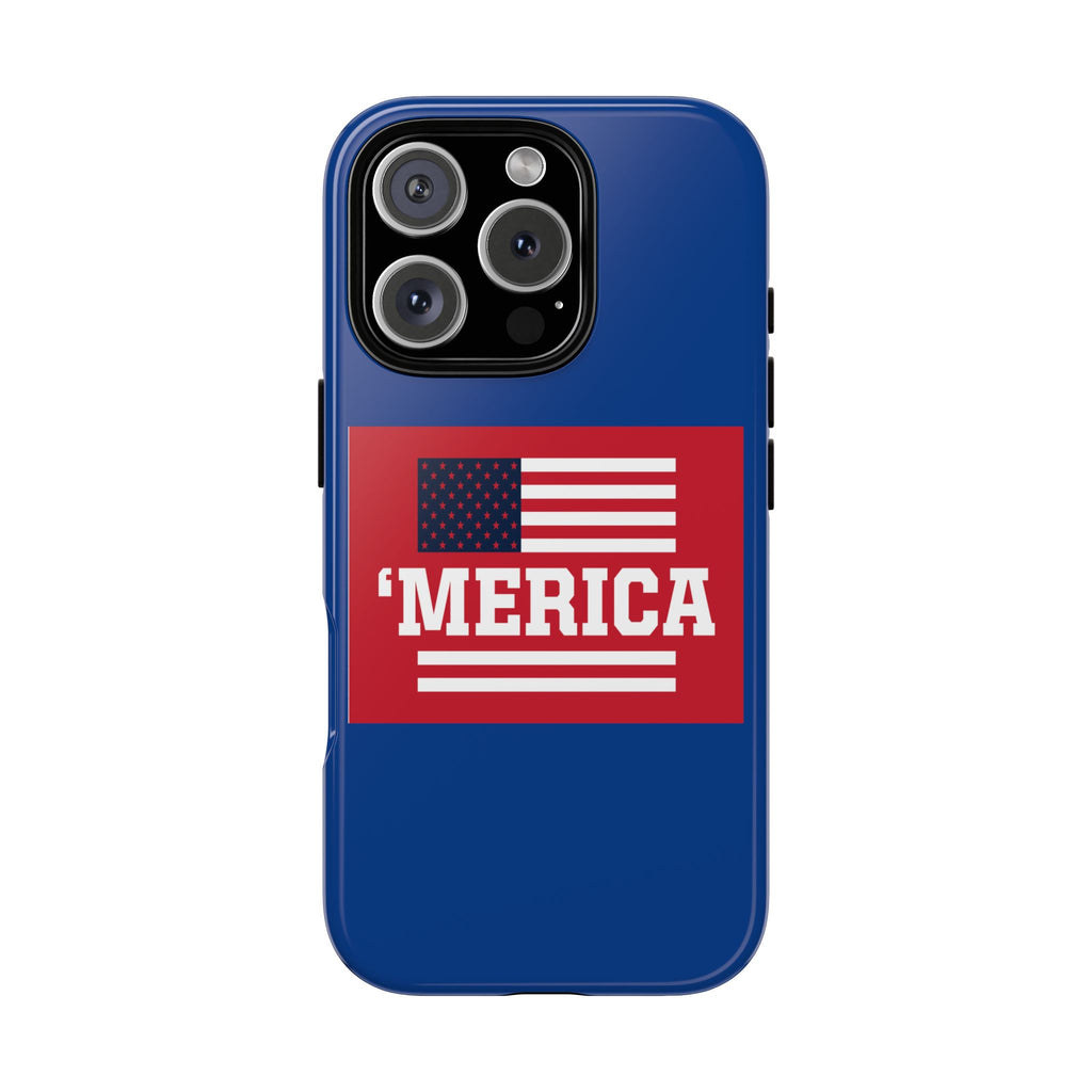 'Merica Flag Phone Case - Patriotic Tough iPhone Case
