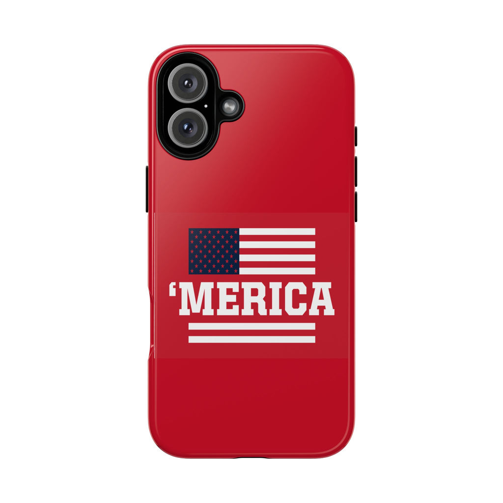 Phone Case - 'MERICA Flag Tough Case (Patriotic American Flag Phone Cover)