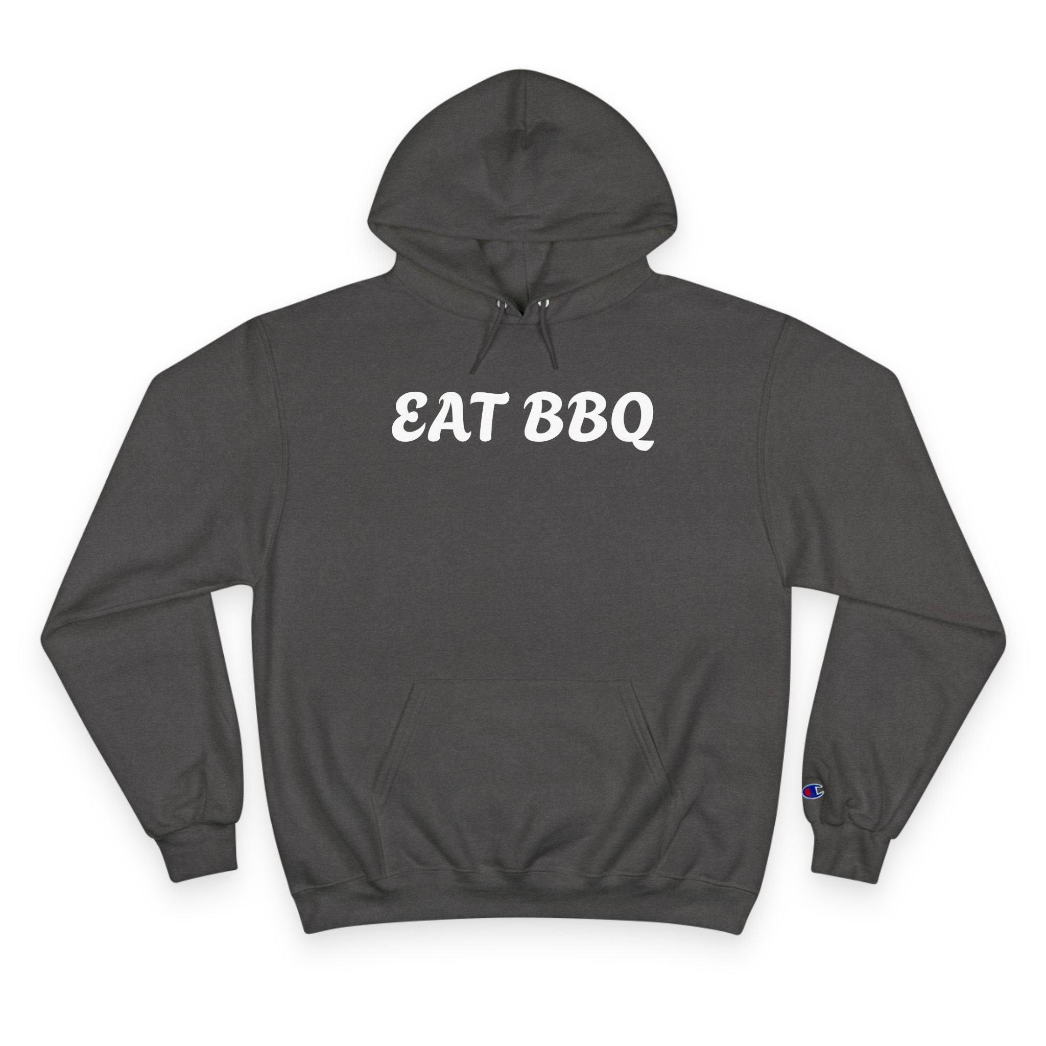 Eat BBQ Hoodie — Casual pullover by Champion