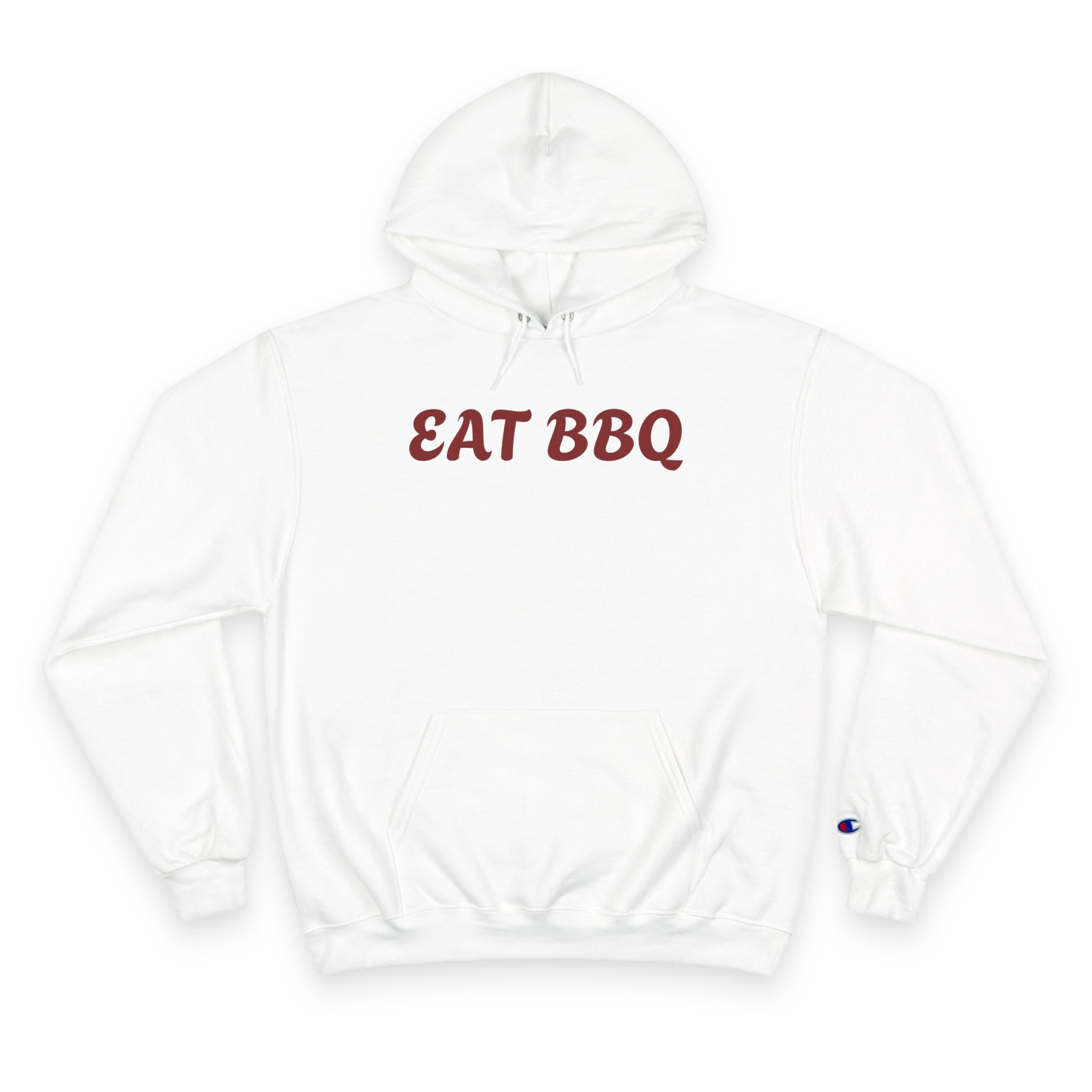 Eat BBQ Hoodie — Casual pullover by Champion