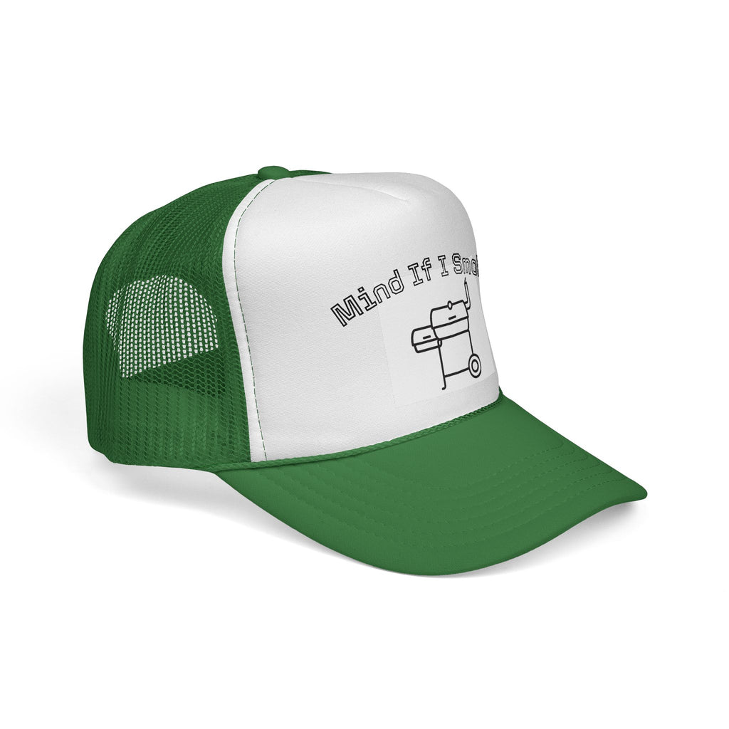 Mind If I Smoke? Trucker Cap – BBQ Grill Graphic Hat