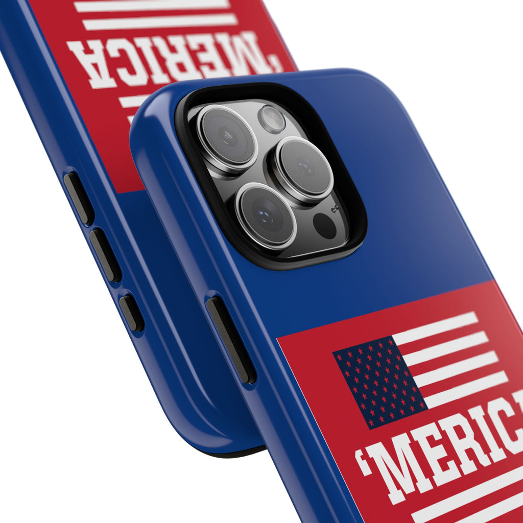'Merica Flag Phone Case - Patriotic Tough iPhone Case