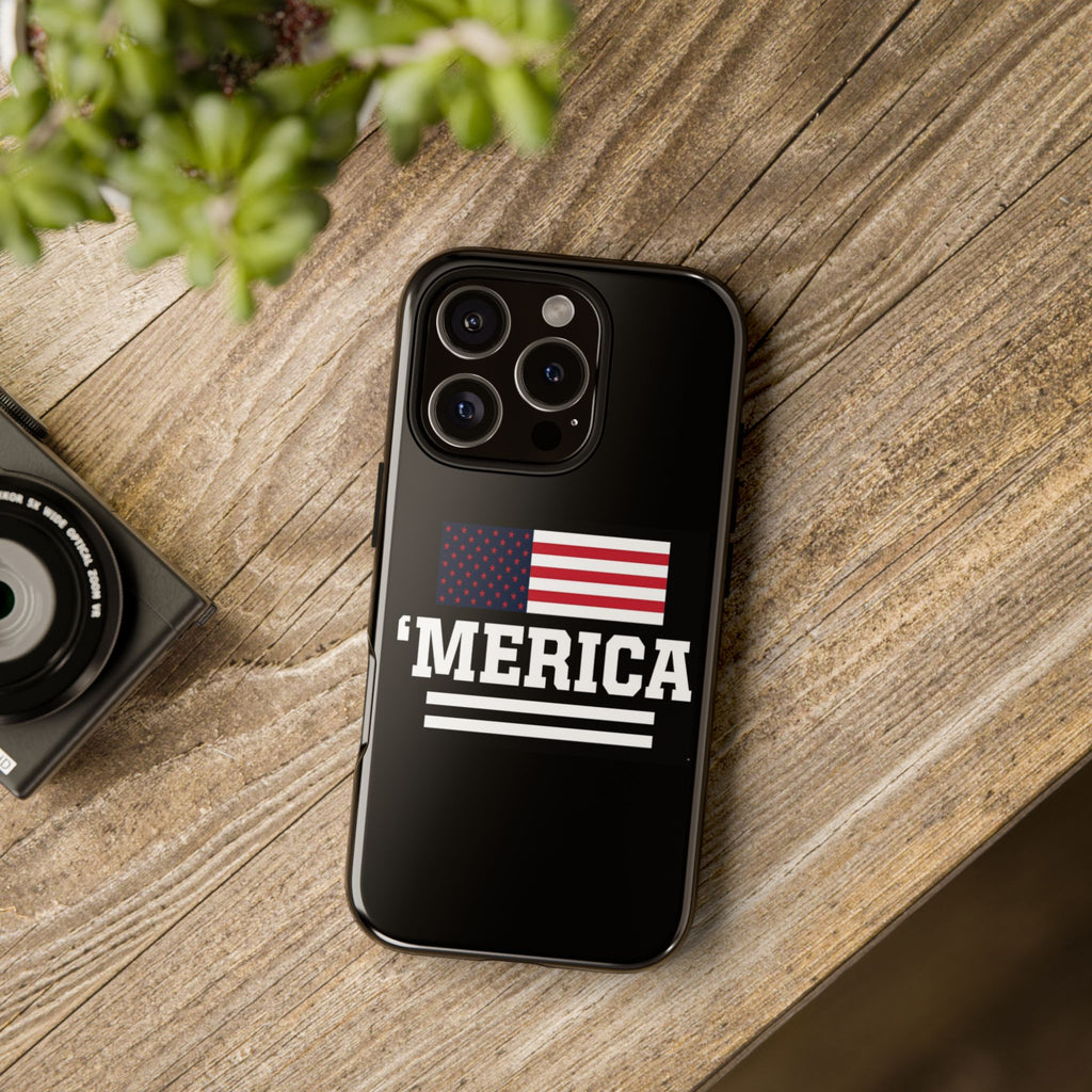 'Merica Phone Case – Patriotic American Flag iPhone Cover