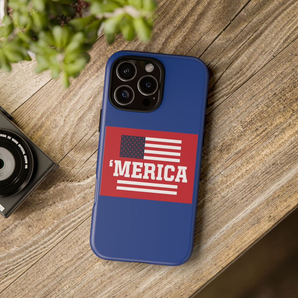 'Merica Flag Phone Case - Patriotic Tough iPhone Case