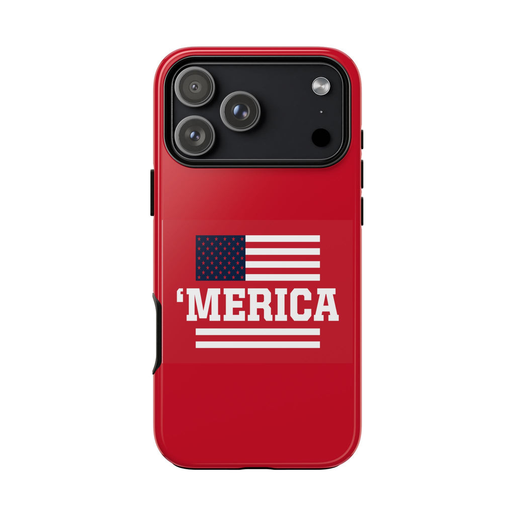 Phone Case - 'MERICA Flag Tough Case (Patriotic American Flag Phone Cover)