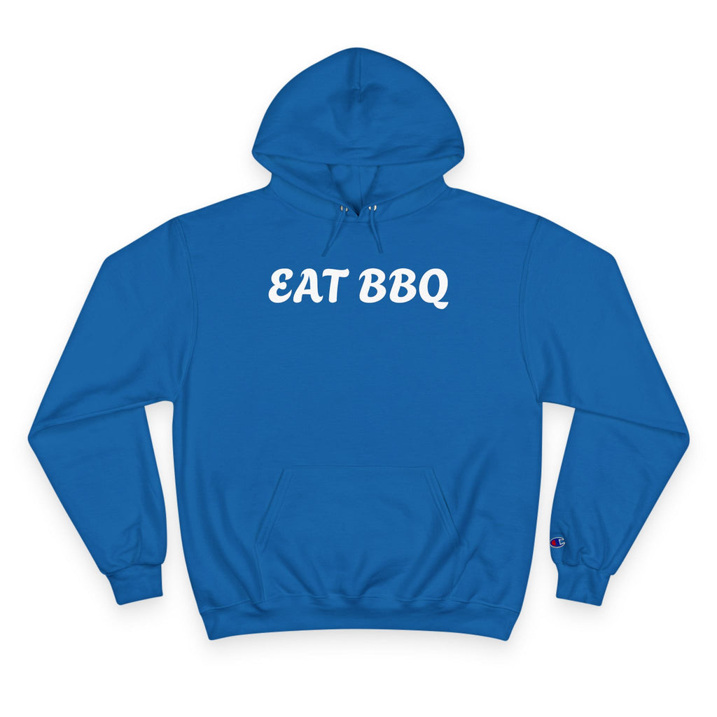 Eat BBQ Hoodie — Casual pullover by Champion