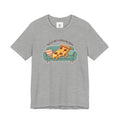 Pizza on the Couch Tee | Food Pun Shirt, Cozy Snack Cartoon