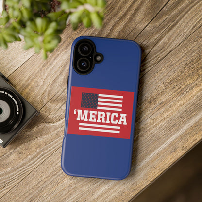 'Merica Flag Phone Case - Patriotic Tough iPhone Case