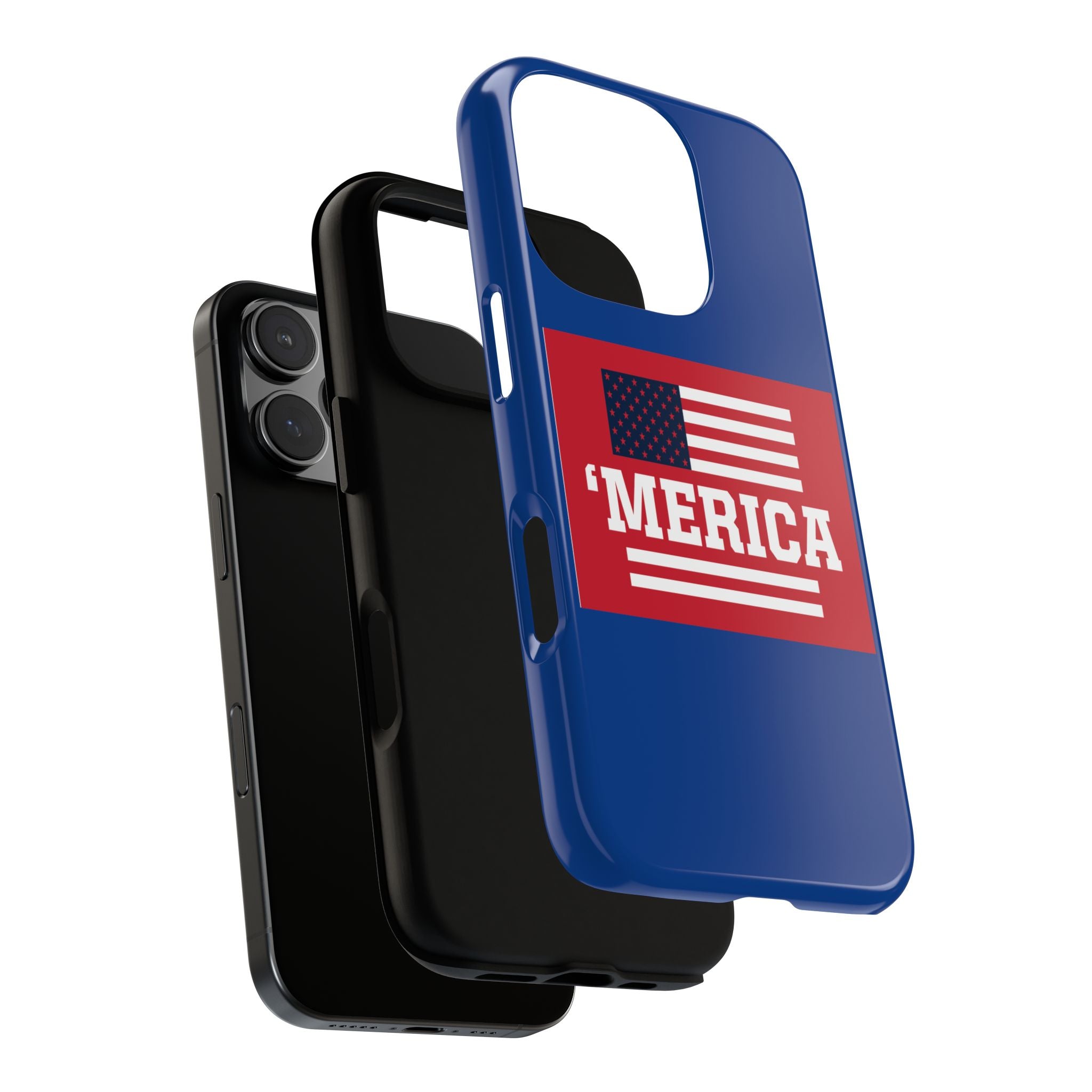 'Merica Flag Phone Case - Patriotic Tough iPhone Case