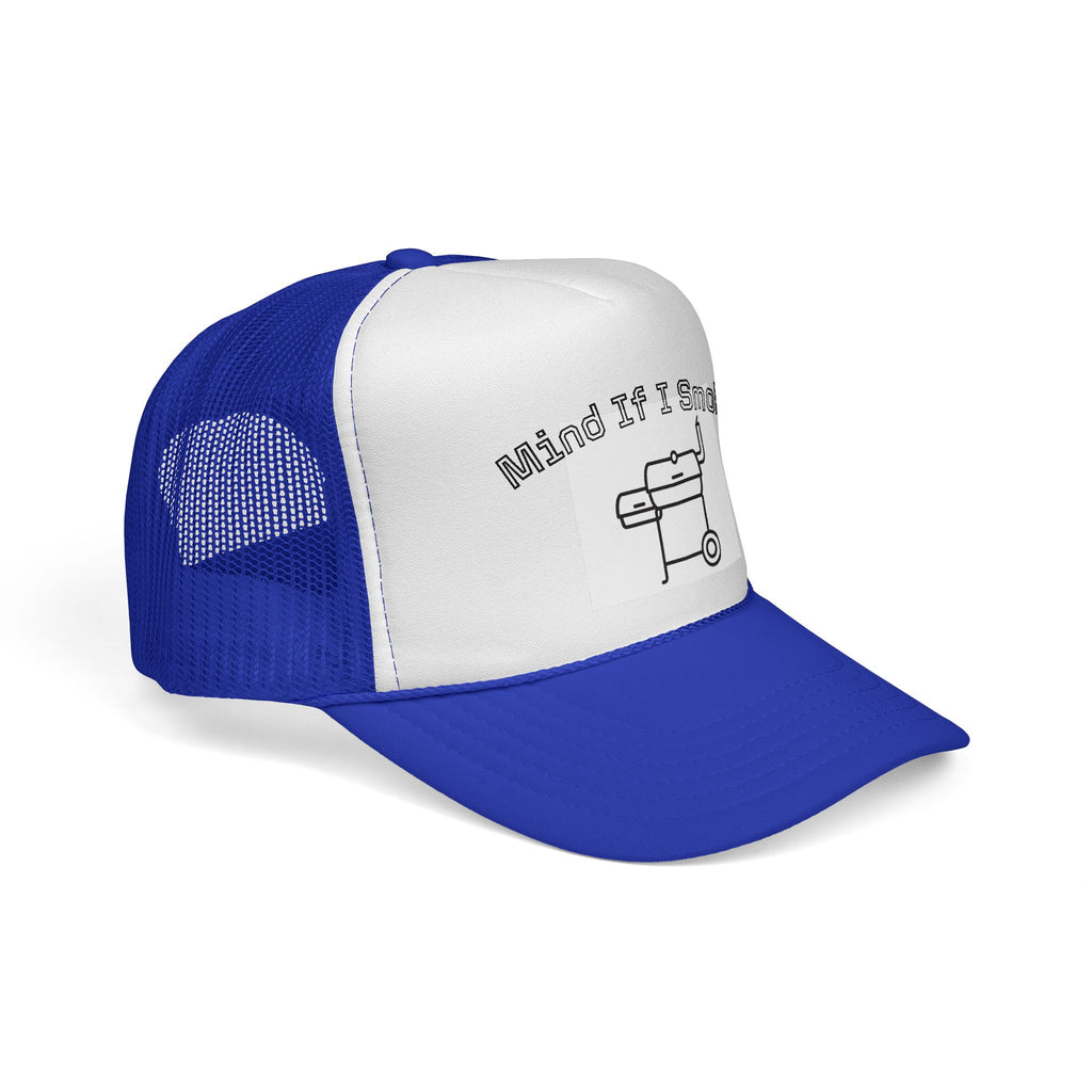 Mind If I Smoke? Trucker Cap – BBQ Grill Graphic Hat