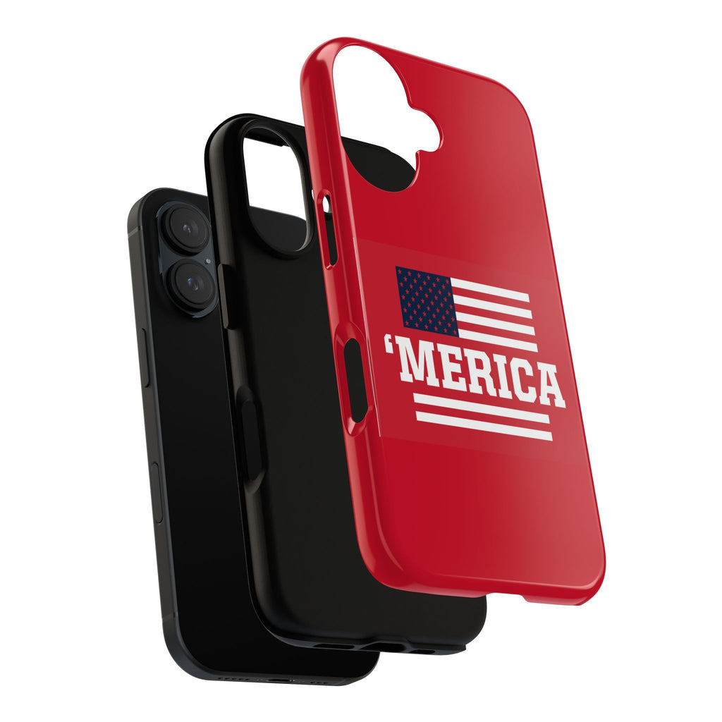 Phone Case - 'MERICA Flag Tough Case (Patriotic American Flag Phone Cover)