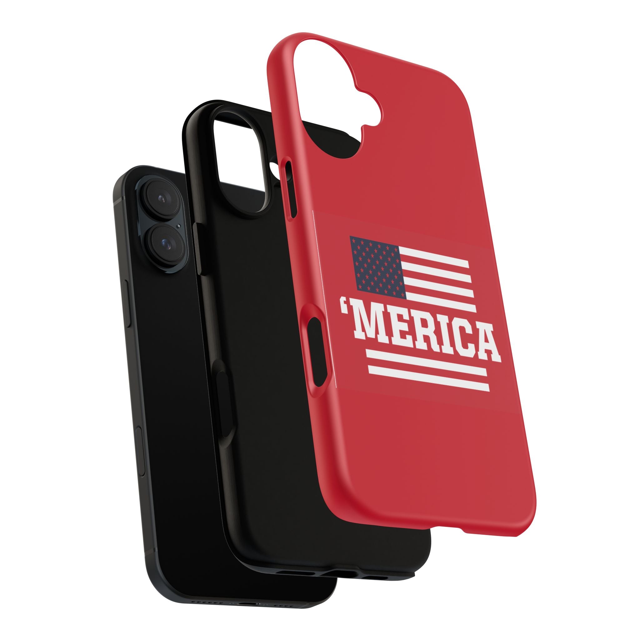 Phone Case - 'MERICA Flag Tough Case (Patriotic American Flag Phone Cover)