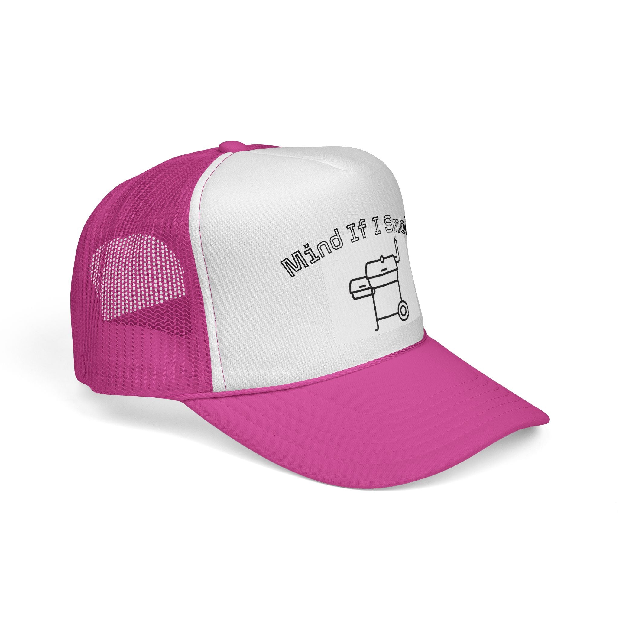 Mind If I Smoke? Trucker Cap – BBQ Grill Graphic Hat