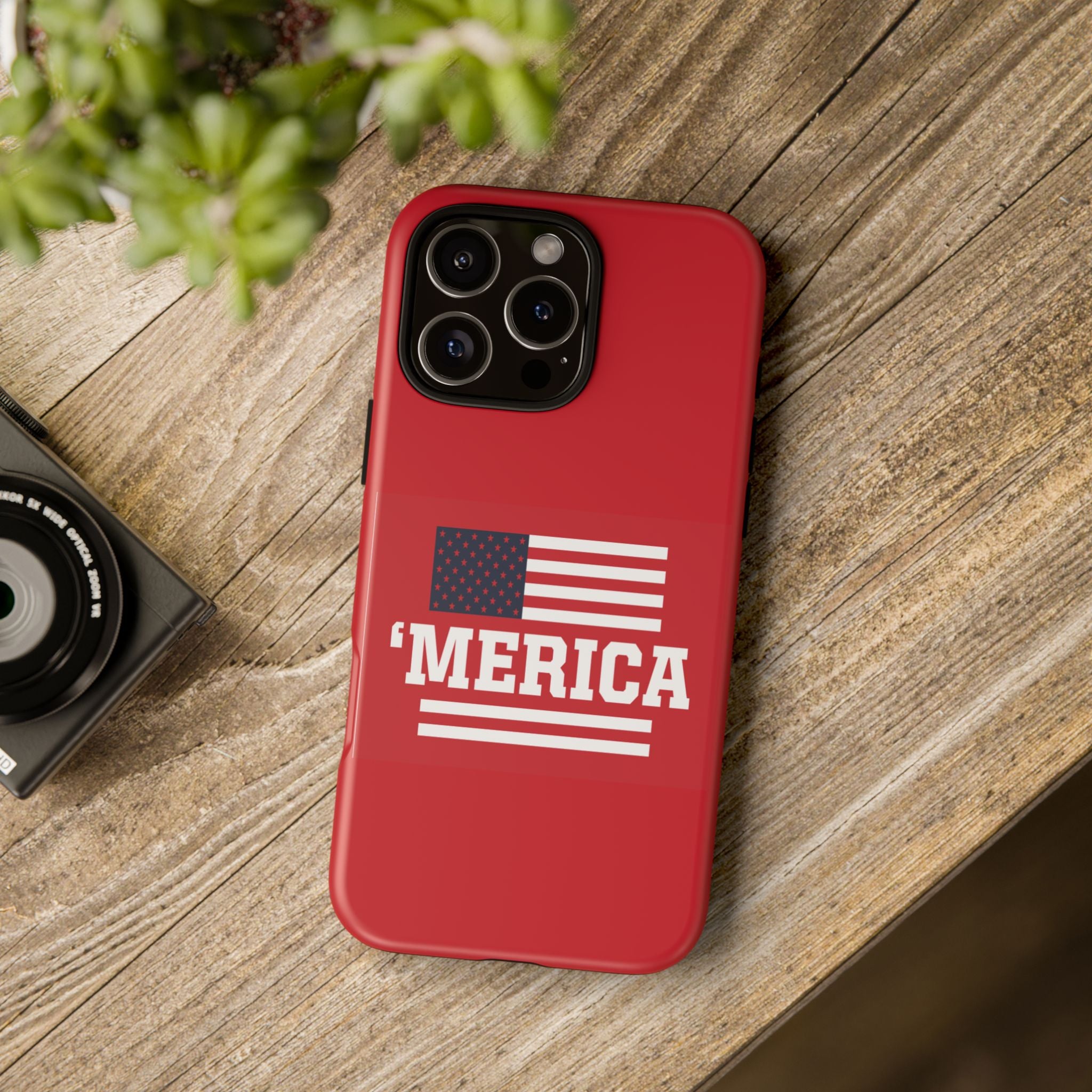 Phone Case - 'MERICA Flag Tough Case (Patriotic American Flag Phone Cover)