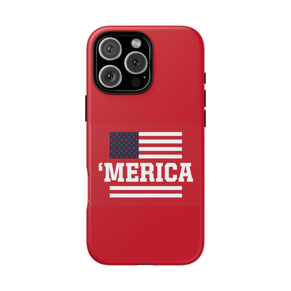 Phone Case - 'MERICA Flag Tough Case (Patriotic American Flag Phone Cover)