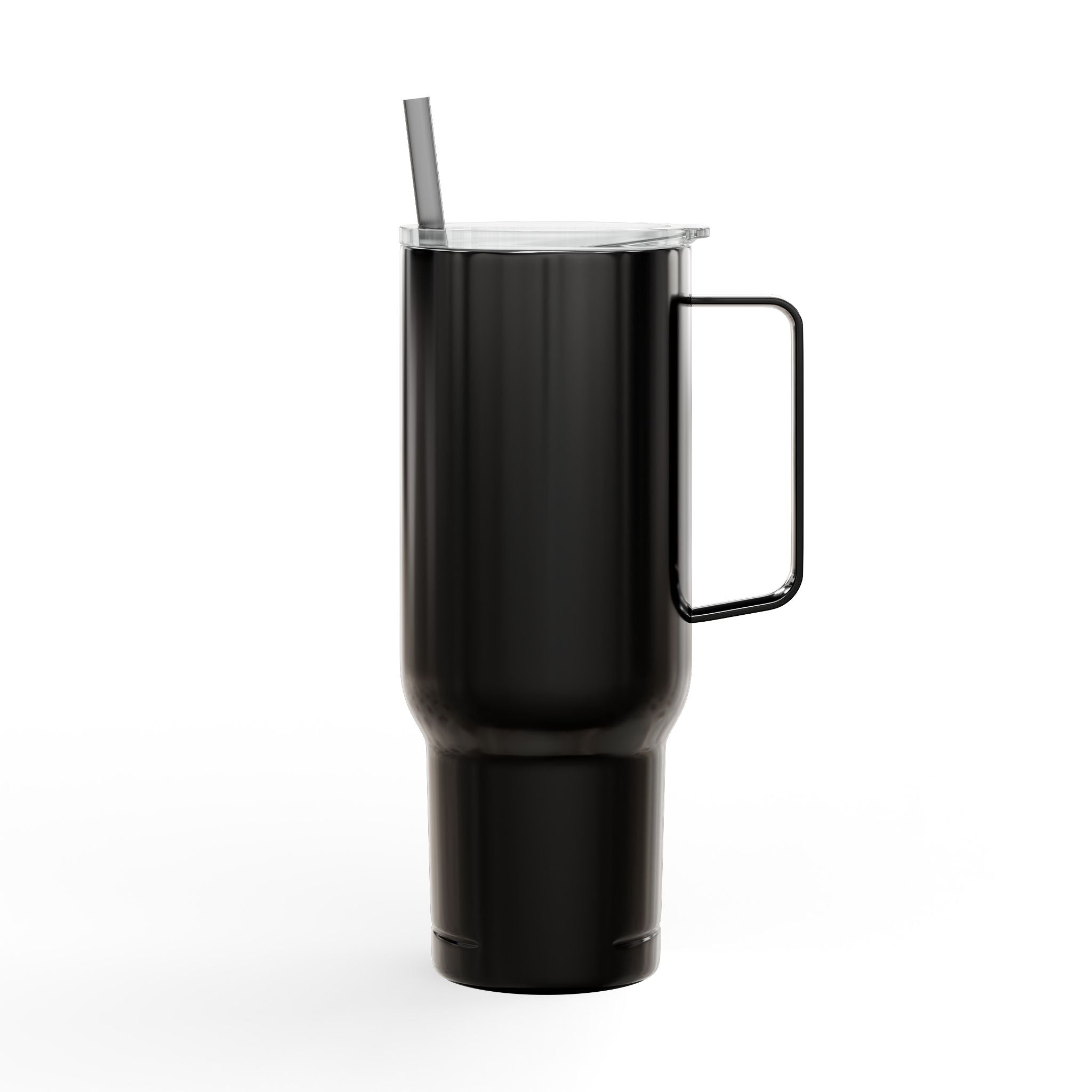 40oz Engraved Tumbler with Lid – BBQ Grill Design, Insulated Travel Cup