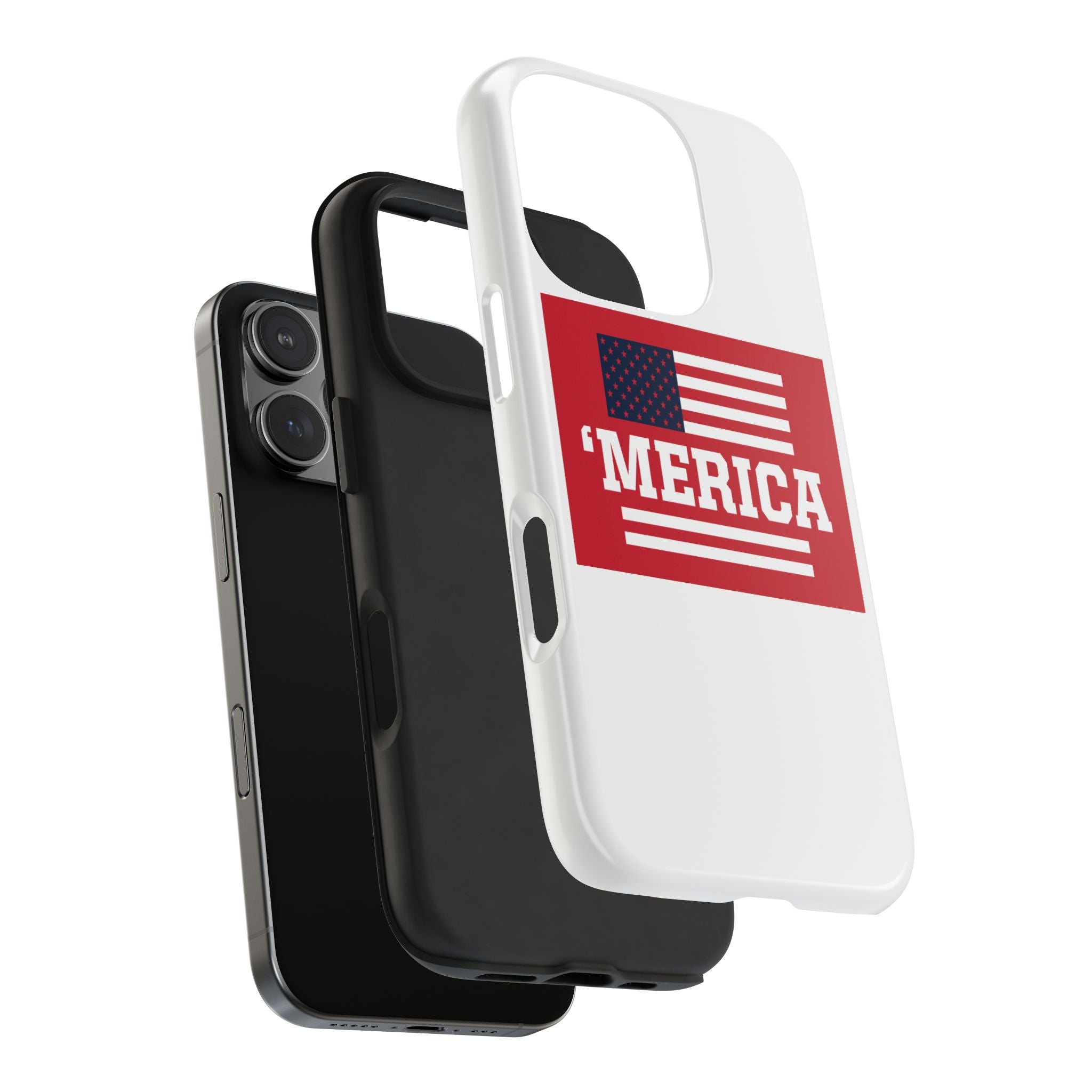 ‘Merica Tough Phone Case — Patriotic American Flag Protective Phone Cover