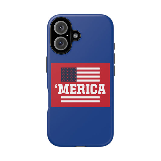 'Merica Flag Phone Case - Patriotic Tough iPhone Case