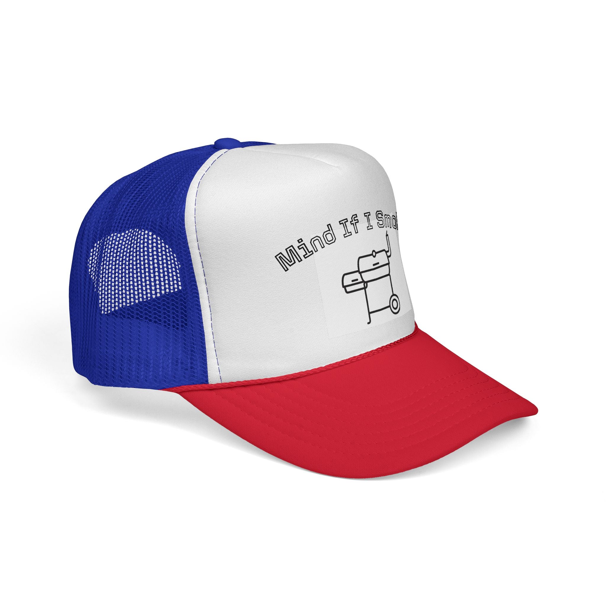 Mind If I Smoke? Trucker Cap – BBQ Grill Graphic Hat