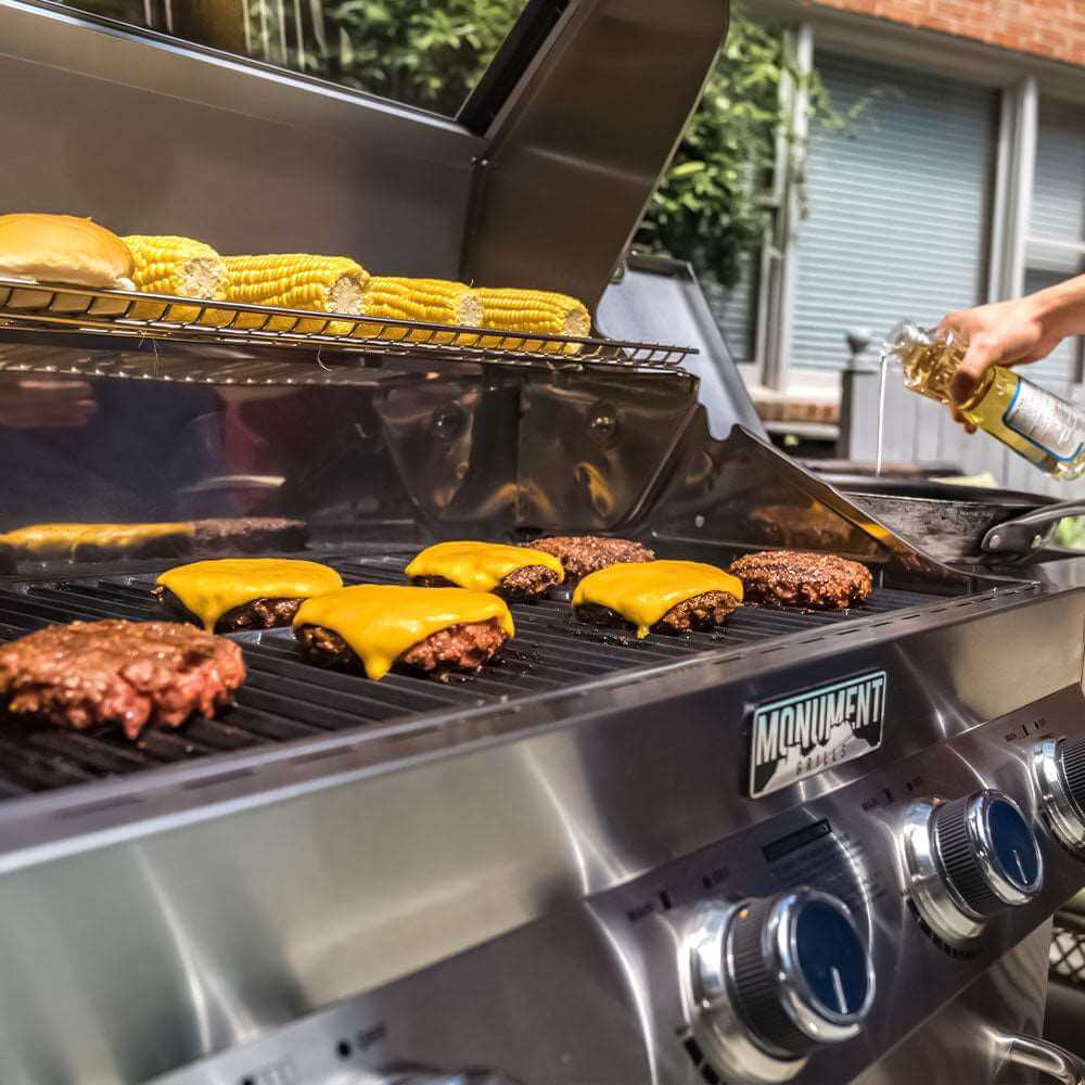 Monument Grills 35633 | Stainless Infrared Propane Gas Grill