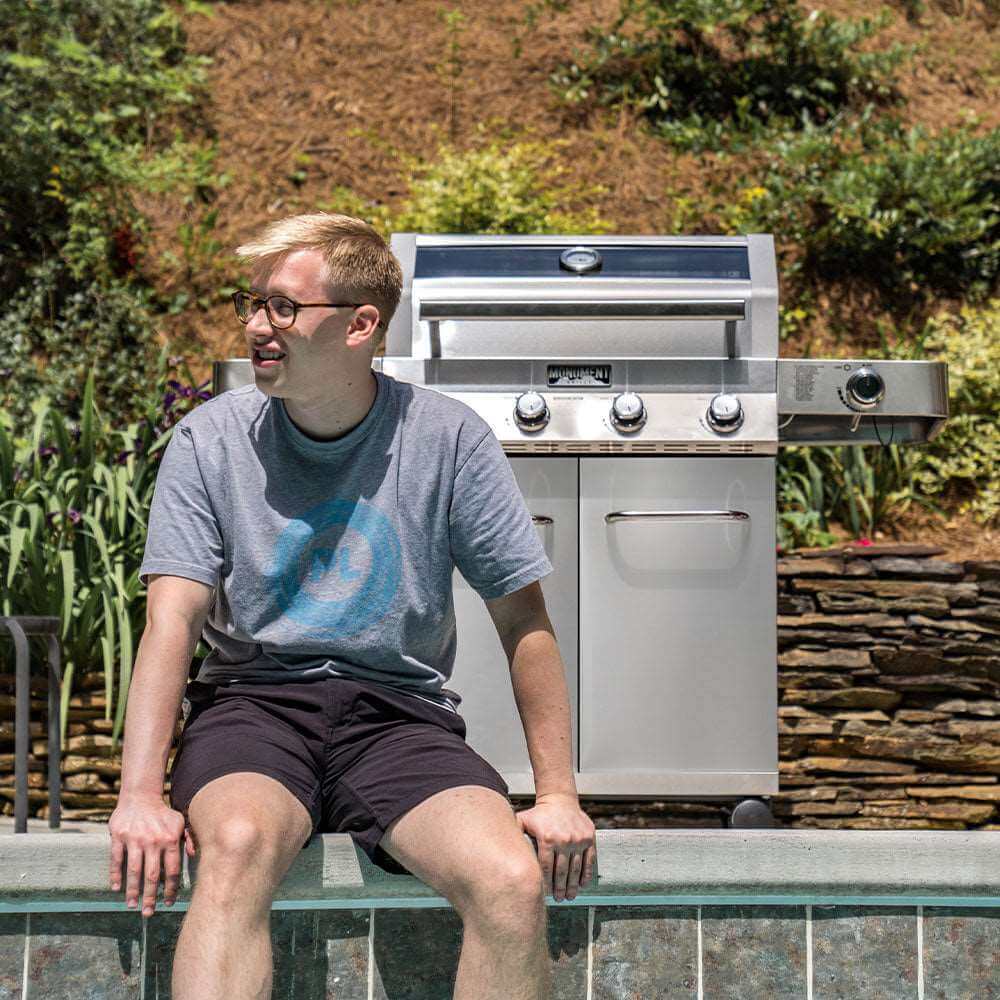 Monument Grills 35633 | Stainless Infrared Propane Gas Grill