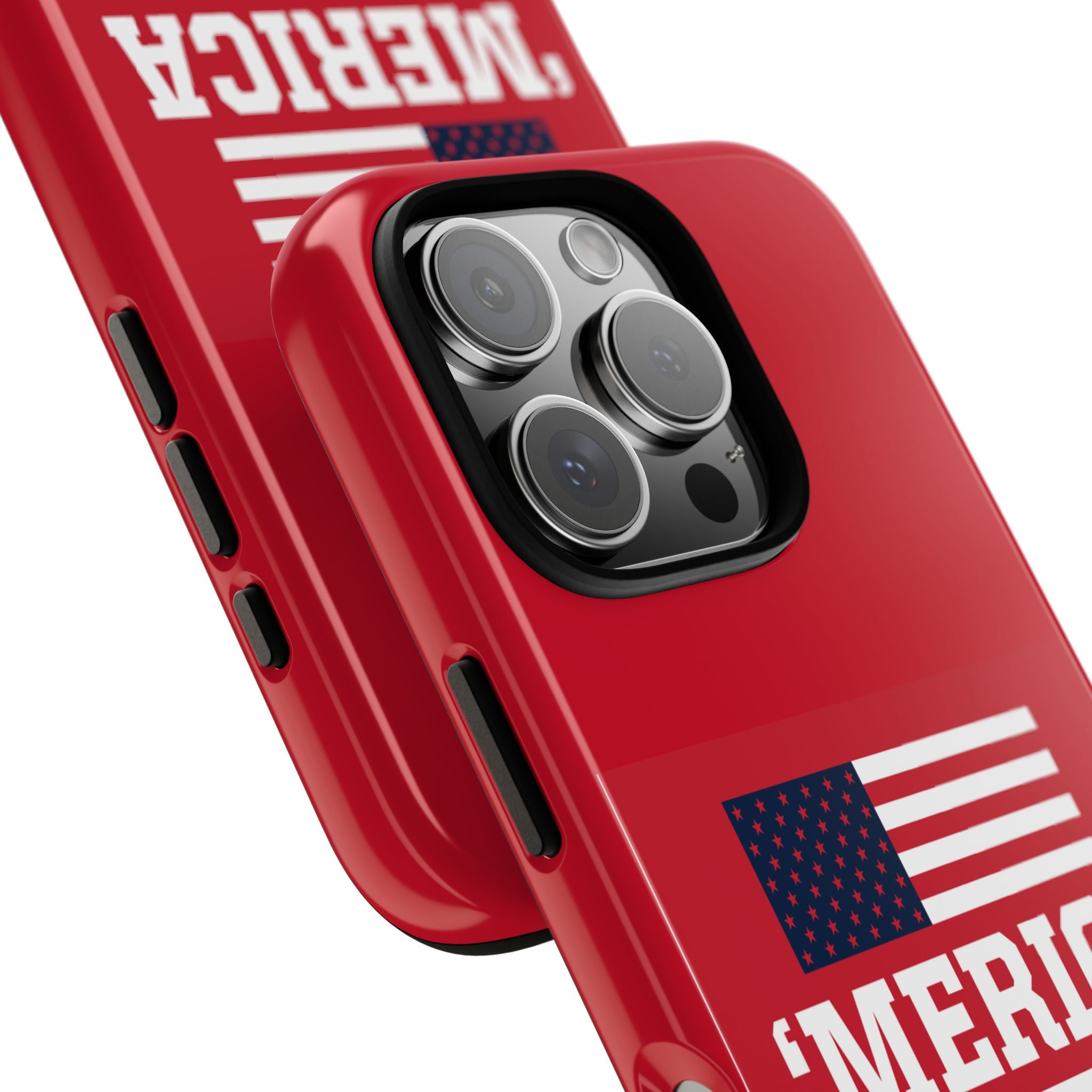 Phone Case - 'MERICA Flag Tough Case (Patriotic American Flag Phone Cover)