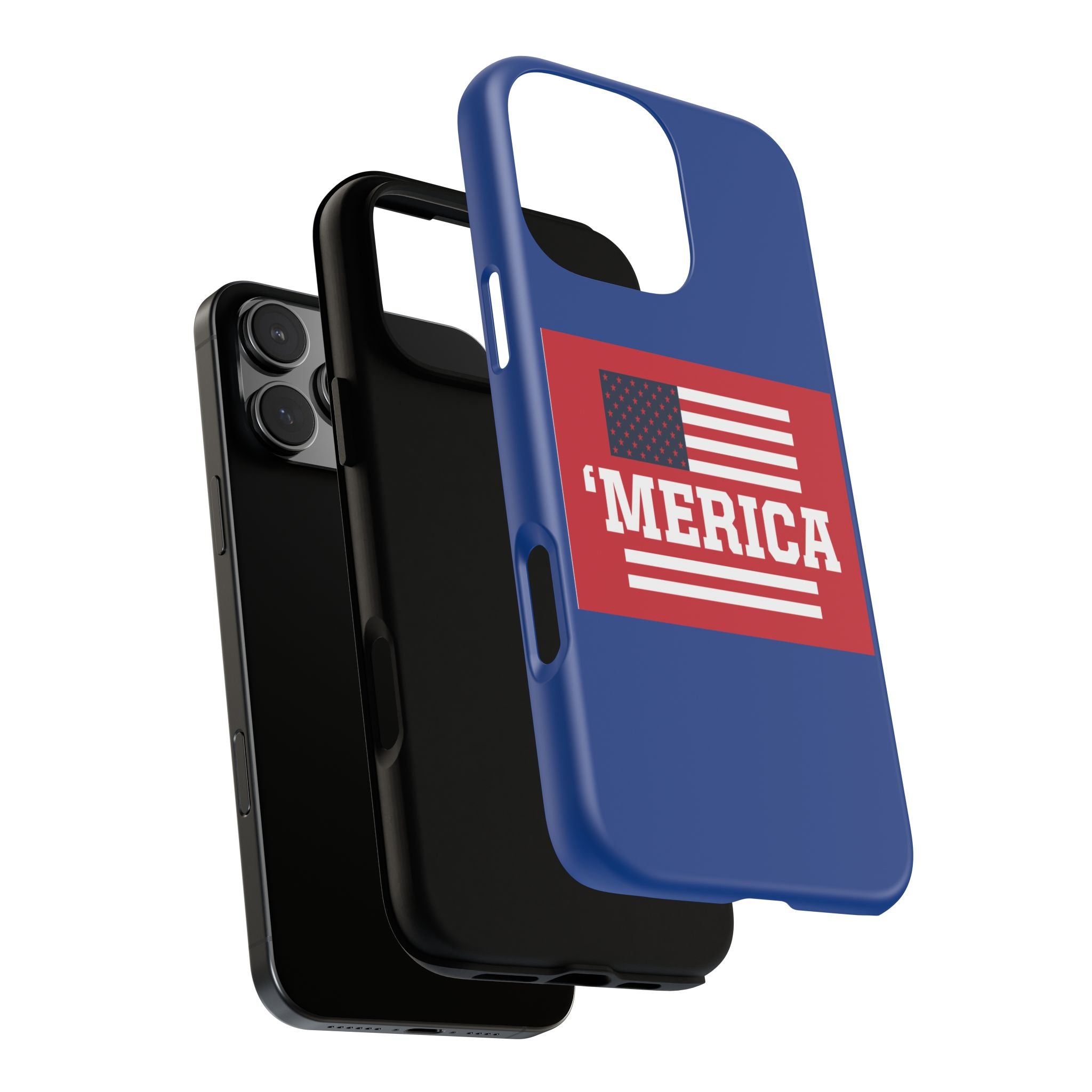 'Merica Flag Phone Case - Patriotic Tough iPhone Case