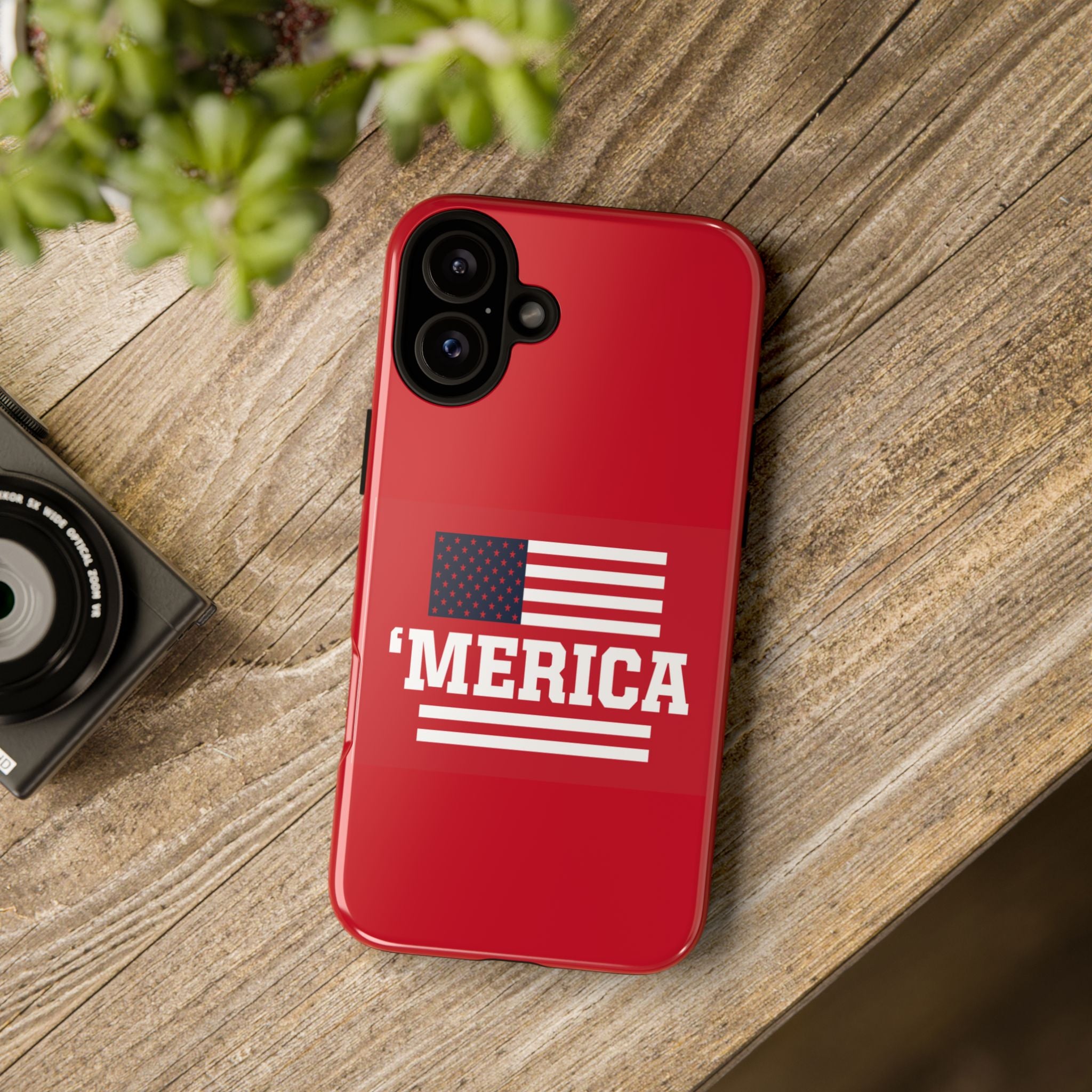 Phone Case - 'MERICA Flag Tough Case (Patriotic American Flag Phone Cover)