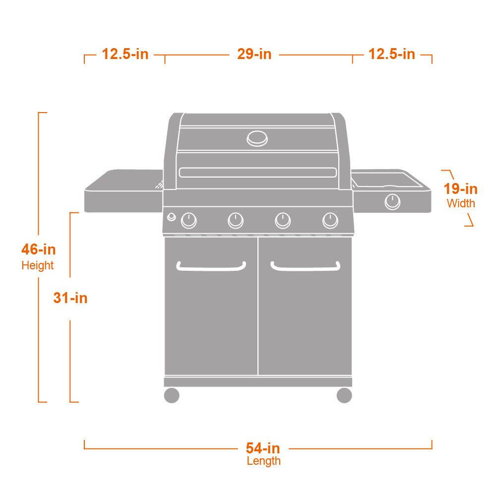 Monument Grills 41847NG | Stainless Natural/Propane Gas Grill