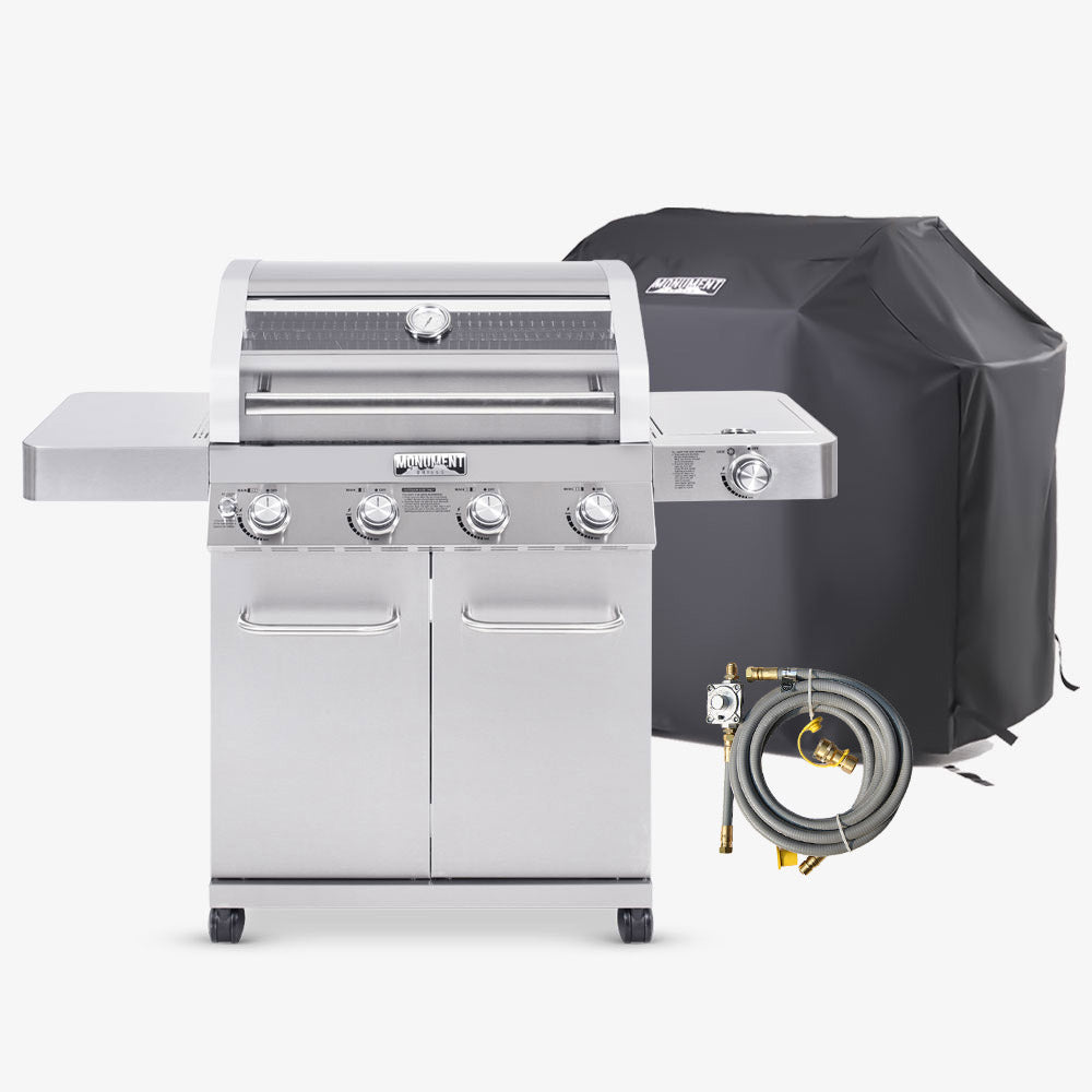 Monument Grills 41847NG | Stainless Natural/Propane Gas Grill