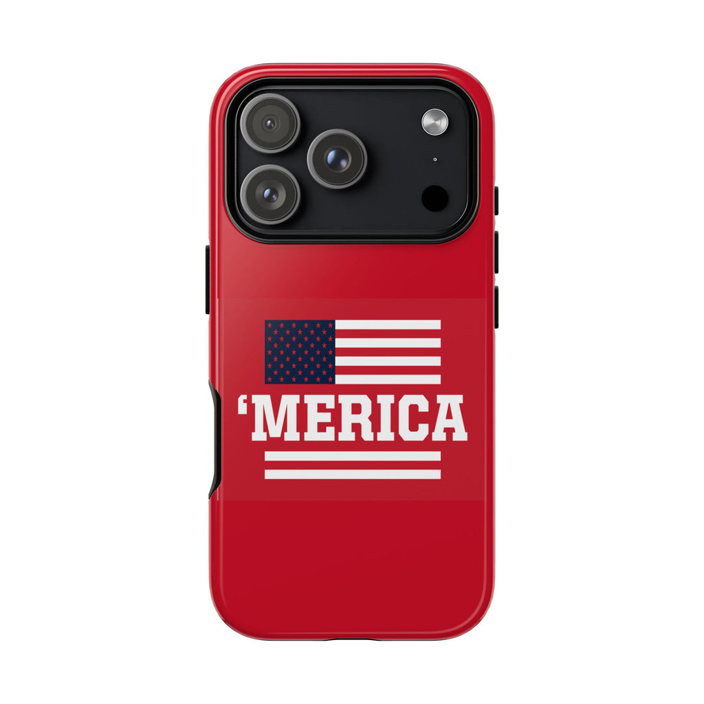 Phone Case - 'MERICA Flag Tough Case (Patriotic American Flag Phone Cover)