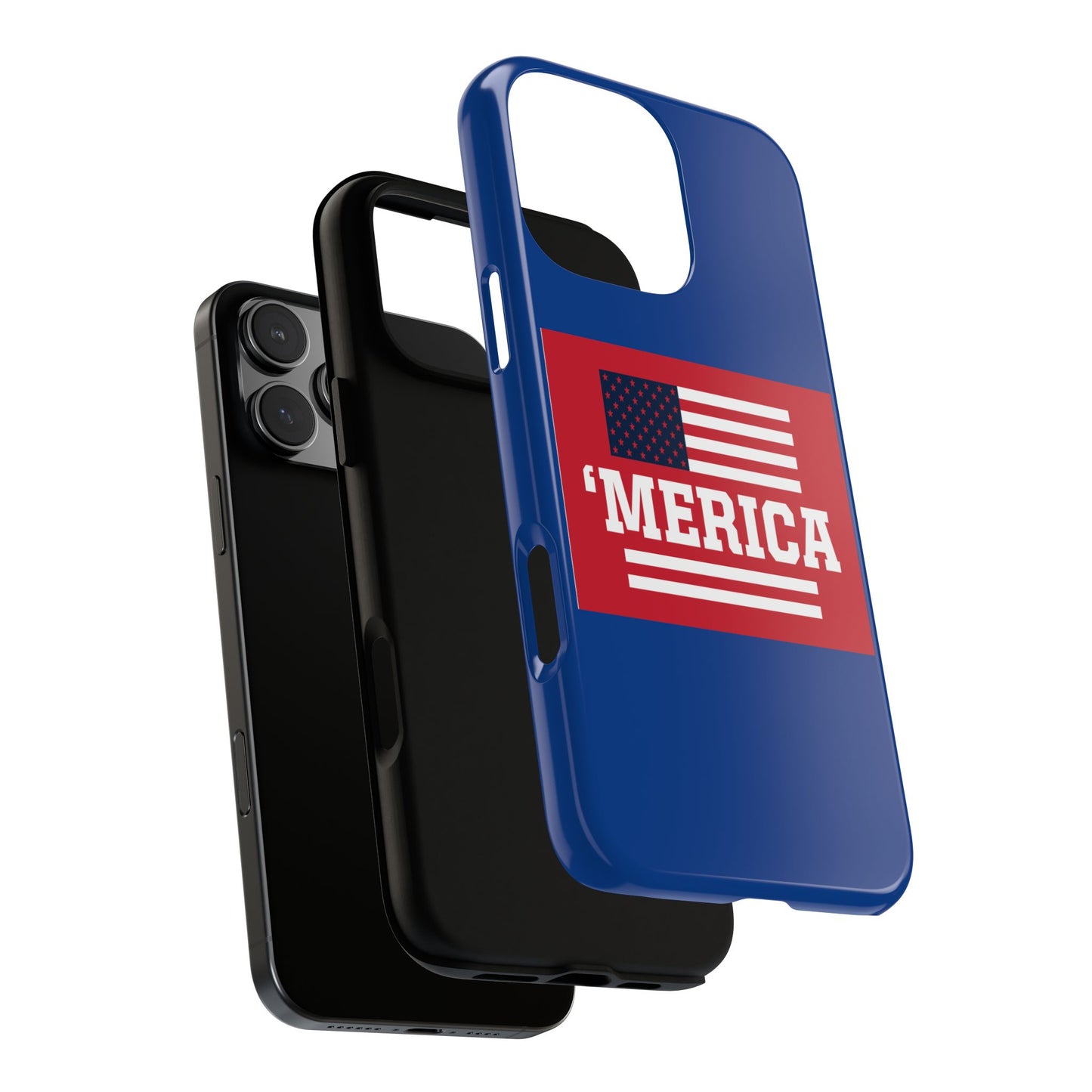 'Merica Flag Phone Case - Patriotic Tough iPhone Case