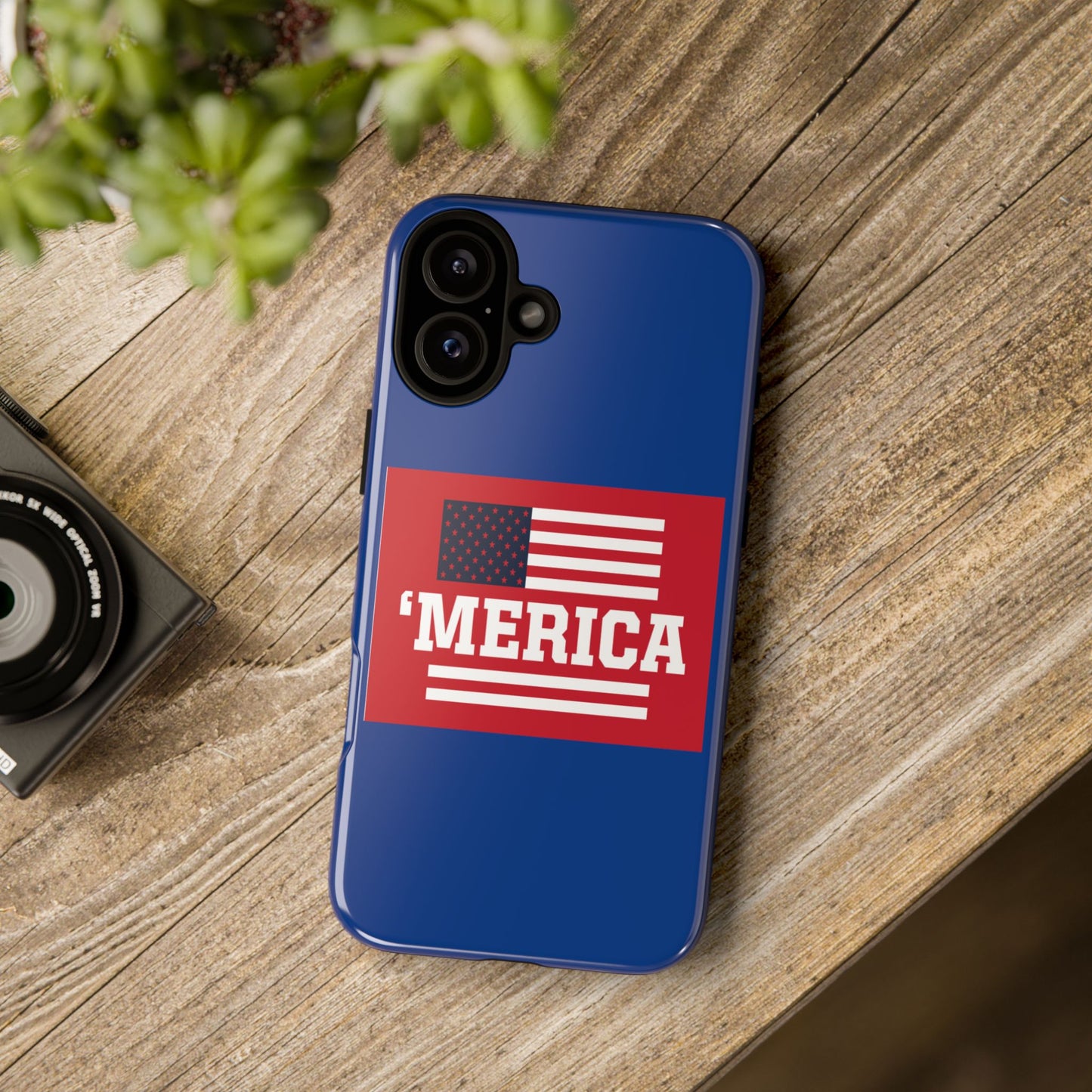 'Merica Flag Phone Case - Patriotic Tough iPhone Case