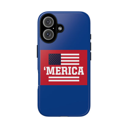 'Merica Flag Phone Case - Patriotic Tough iPhone Case