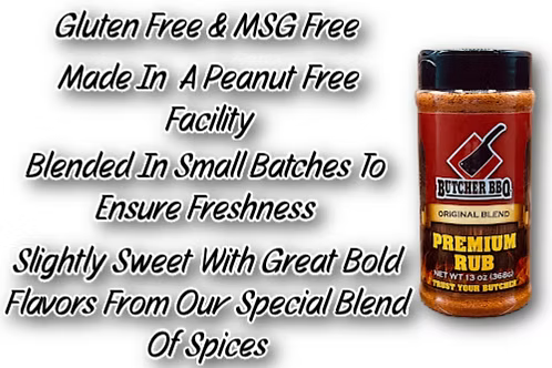 Butcher BBQ Premium Rub 16 OZ