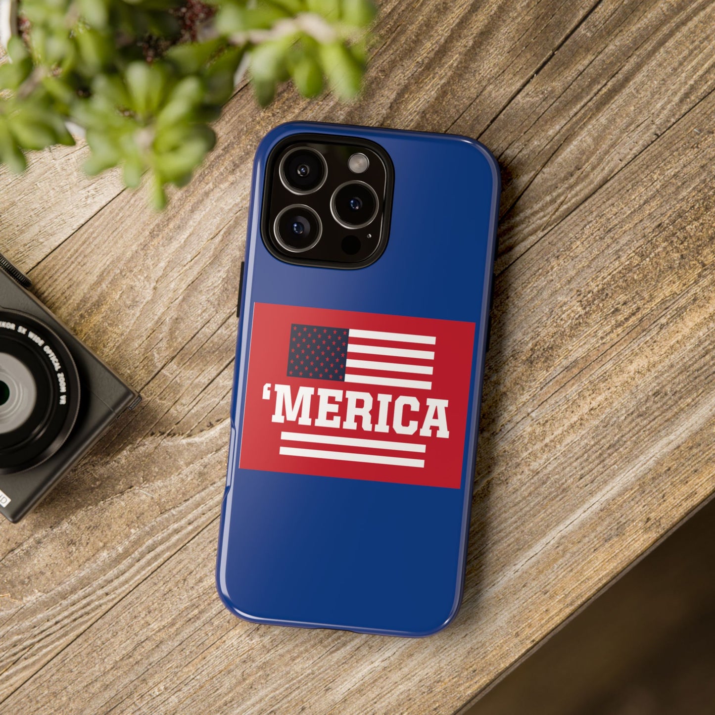 'Merica Flag Phone Case - Patriotic Tough iPhone Case