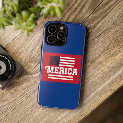 'Merica Flag Phone Case - Patriotic Tough iPhone Case