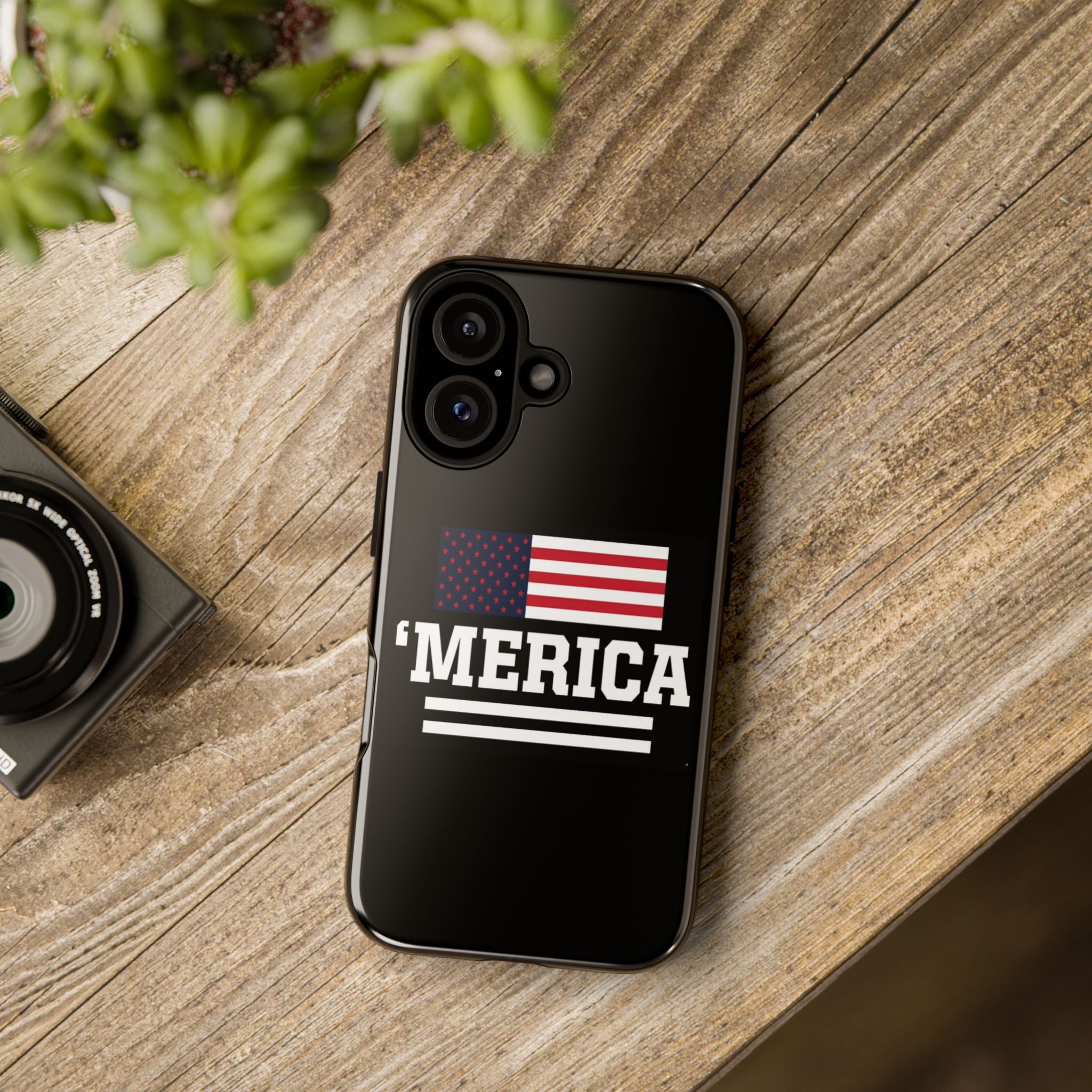 'Merica Phone Case – Patriotic American Flag iPhone Cover