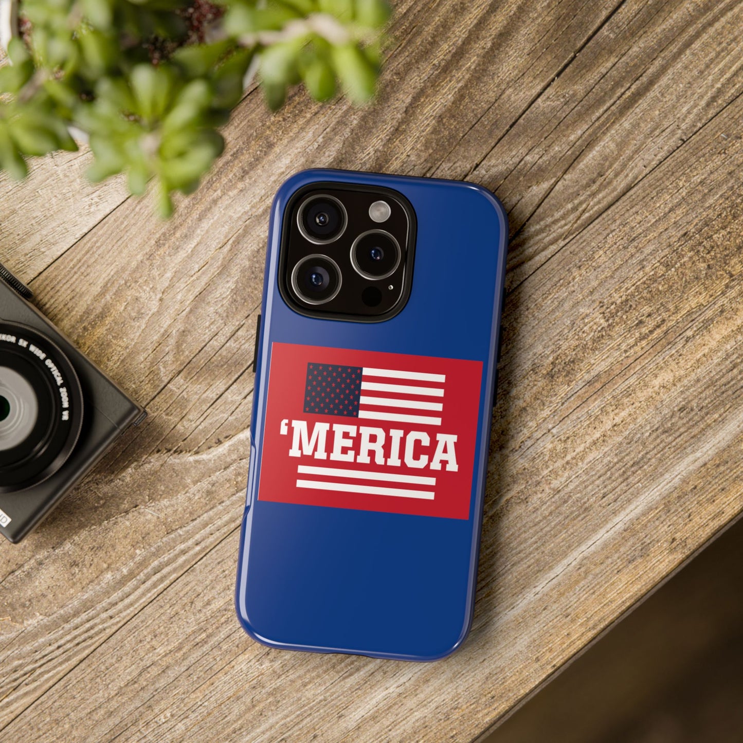 'Merica Flag Phone Case - Patriotic Tough iPhone Case