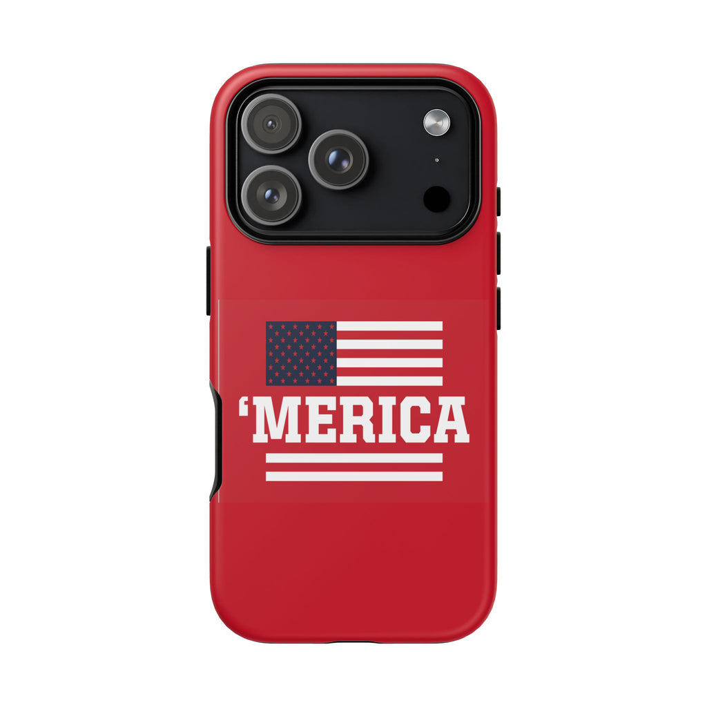 Phone Case - 'MERICA Flag Tough Case (Patriotic American Flag Phone Cover)