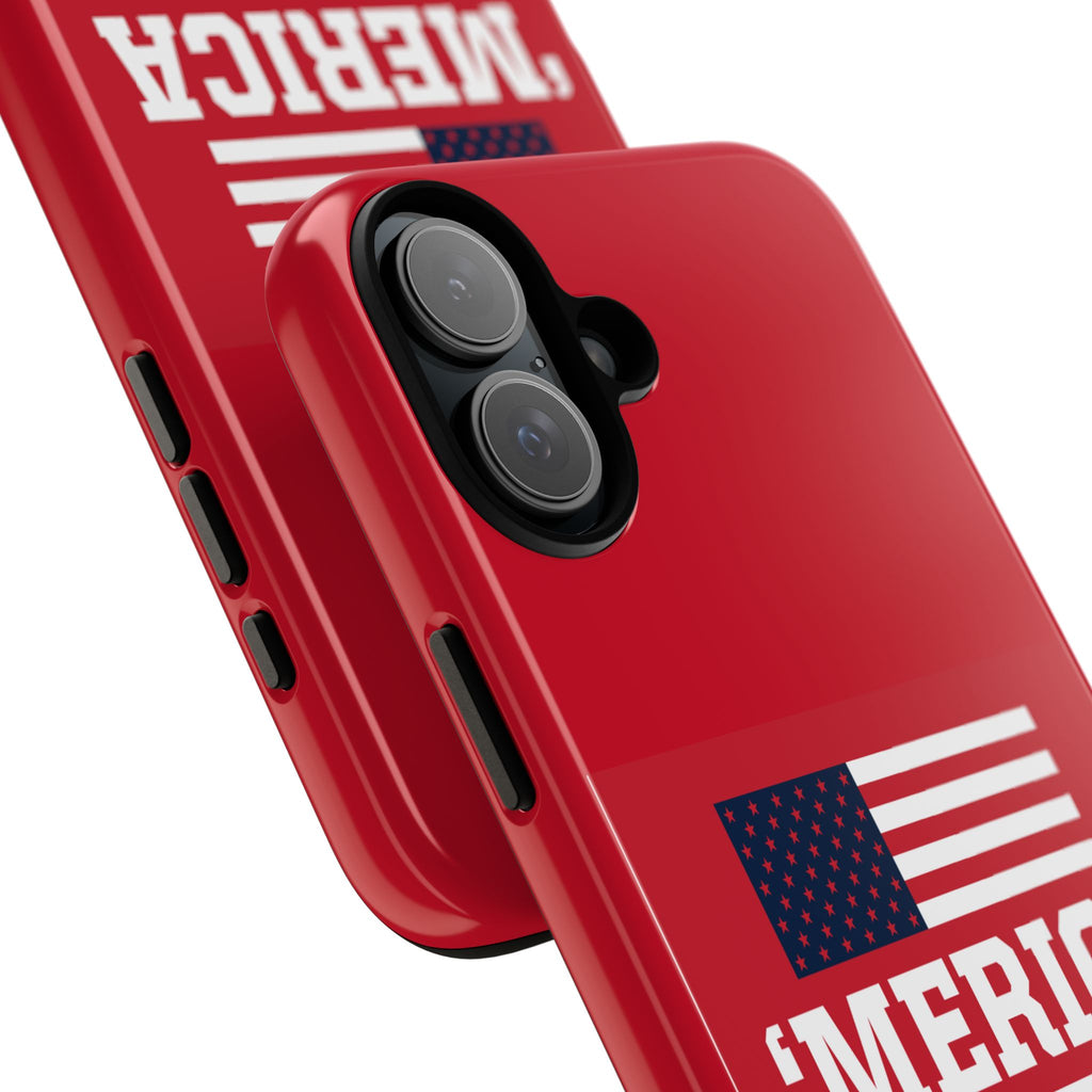 Phone Case - 'MERICA Flag Tough Case (Patriotic American Flag Phone Cover)