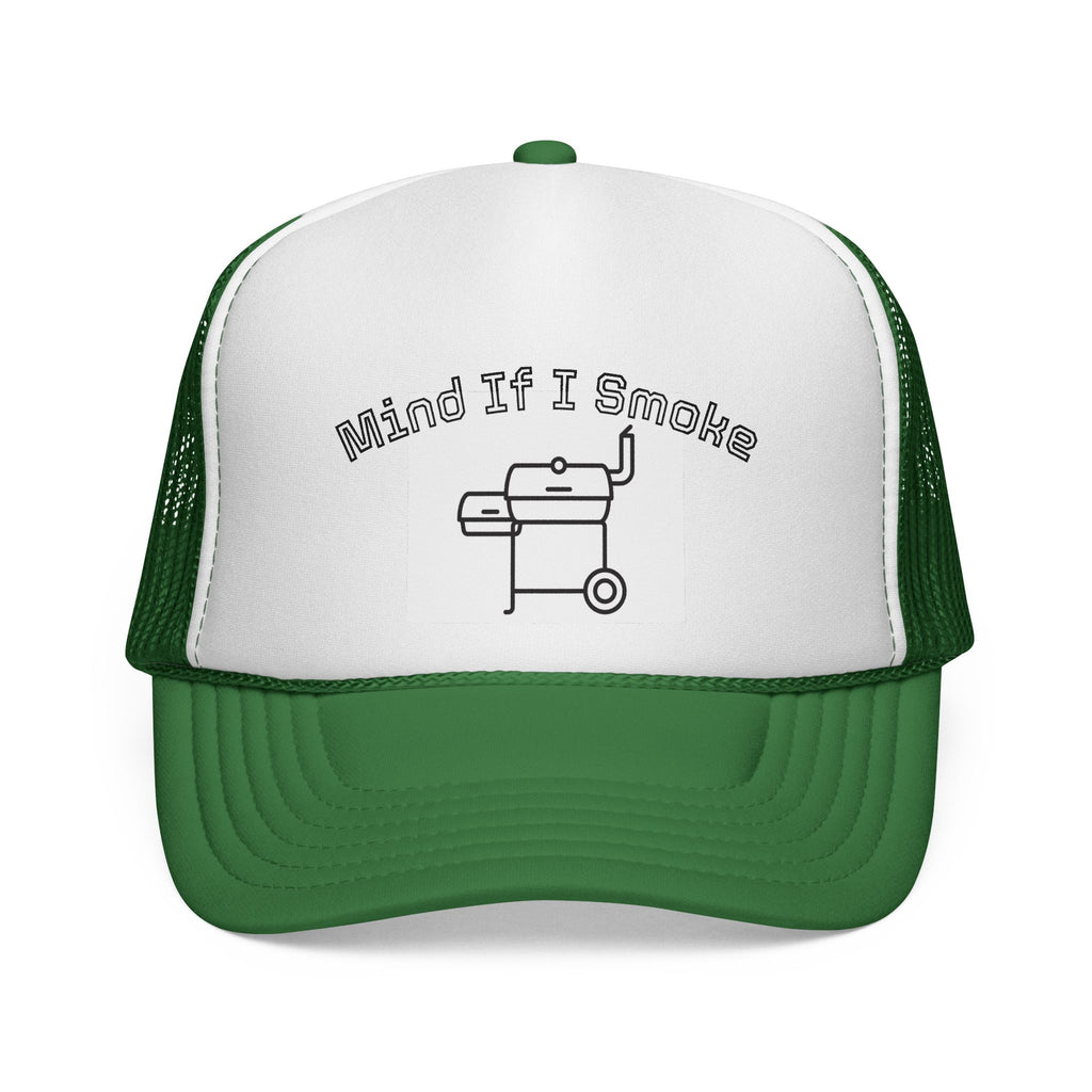 Mind If I Smoke? Trucker Cap – BBQ Grill Graphic Hat