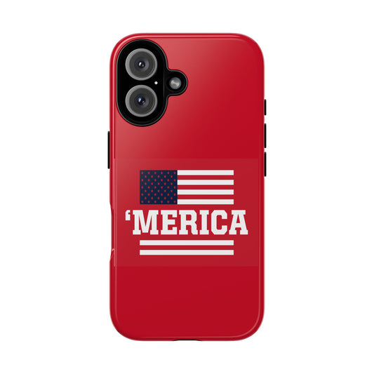 Phone Case - 'MERICA Flag Tough Case (Patriotic American Flag Phone Cover)