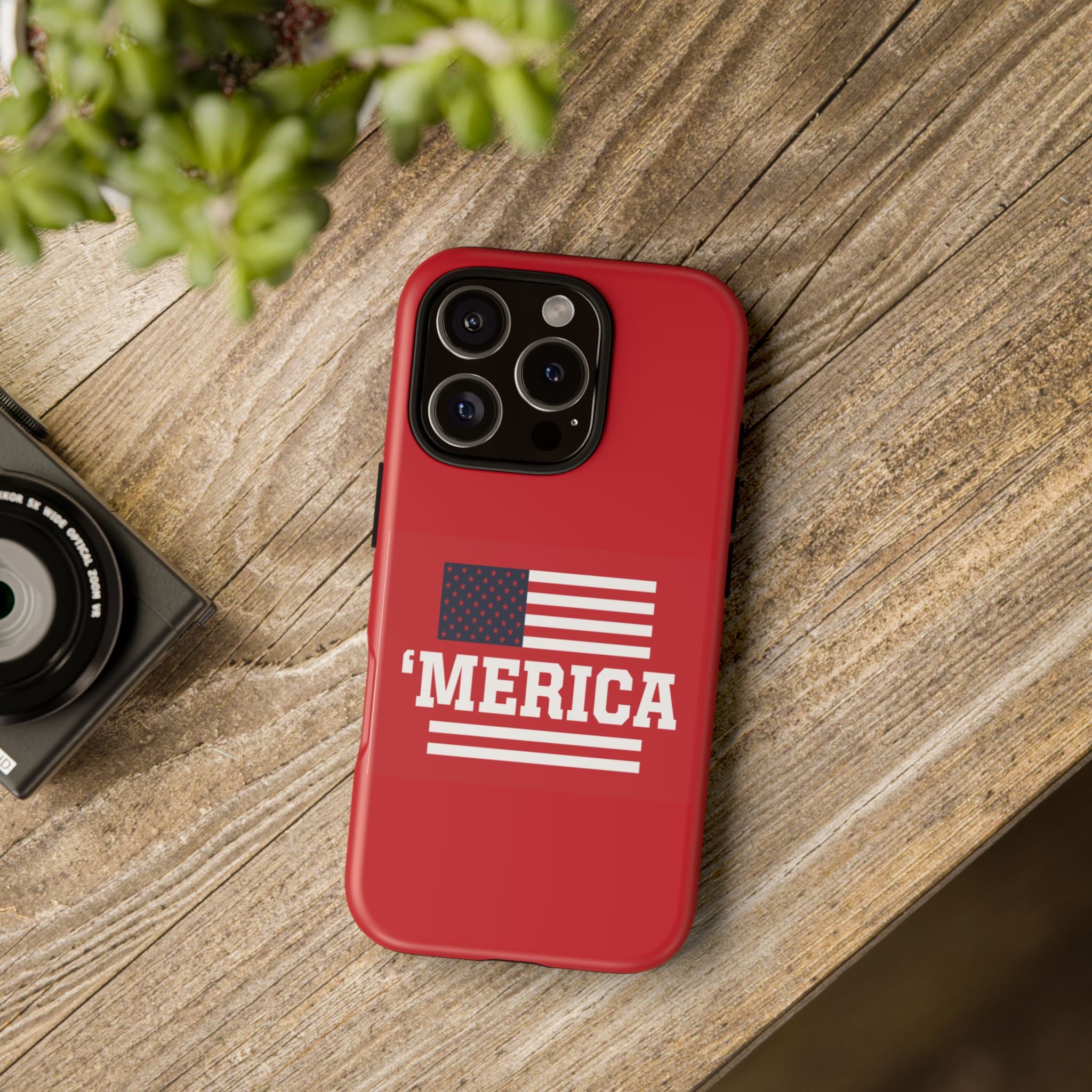 Phone Case - 'MERICA Flag Tough Case (Patriotic American Flag Phone Cover)
